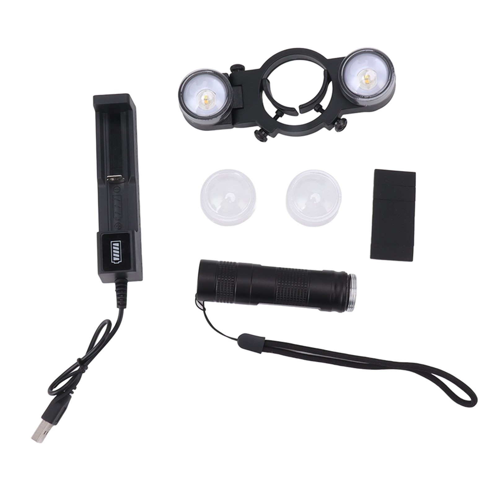 Universelles Led-farbspritzleuchten-set, Warmweißes 2-farben-farbbeleuchtungssystem