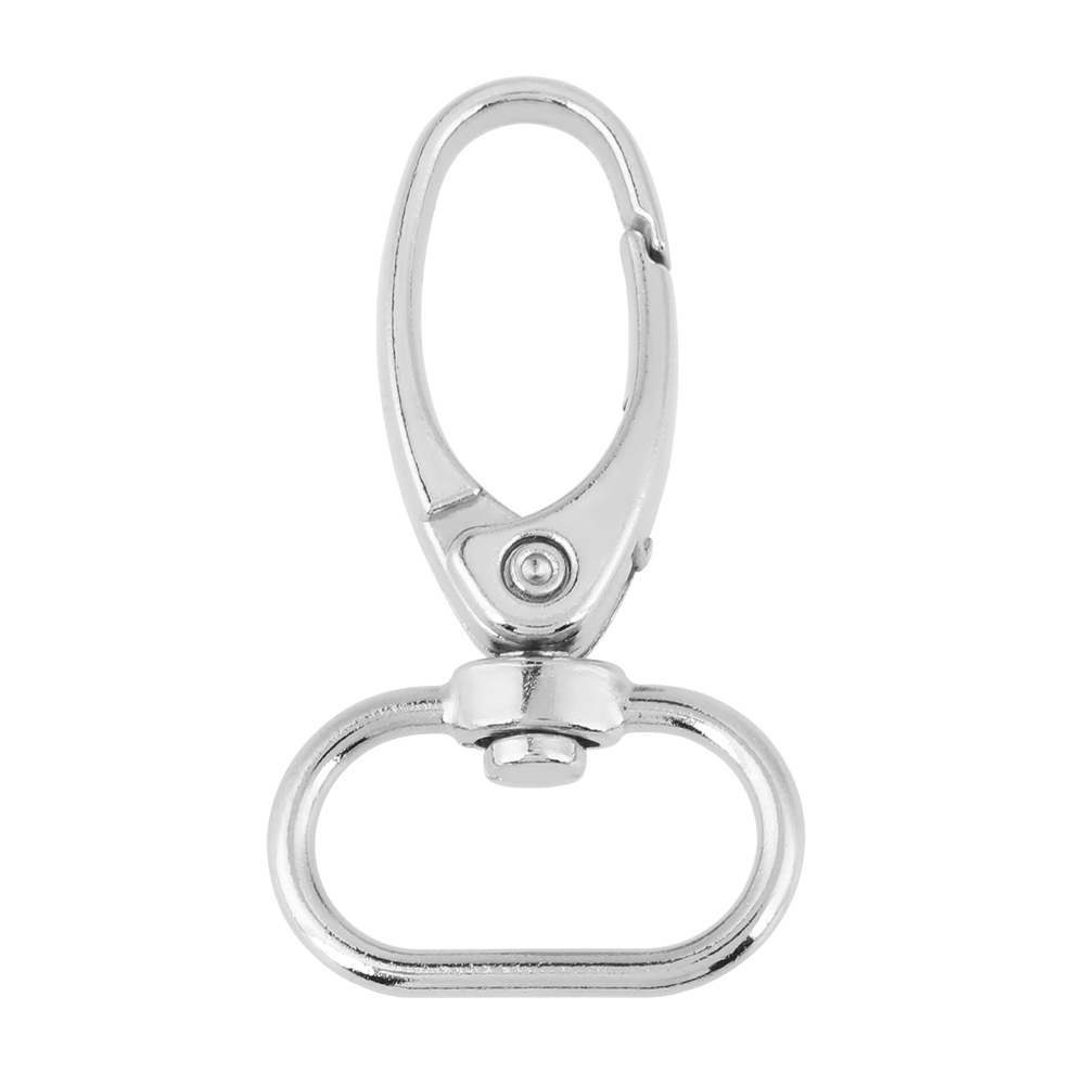 Packung Mit 20 Drehbaren Haken Aus Zinklegierung Für Taschen, Schlüsselanhänger Und Ringe, 20 Mm