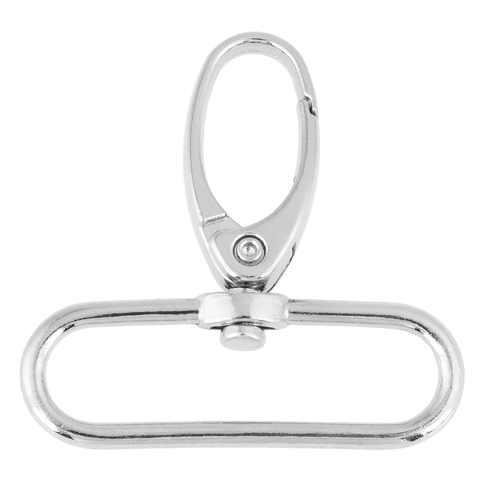 Packung Mit 20 Drehbaren Haken Aus Zinklegierung Für Taschen, Schlüsselanhänger Und Ringe (38 Mm)