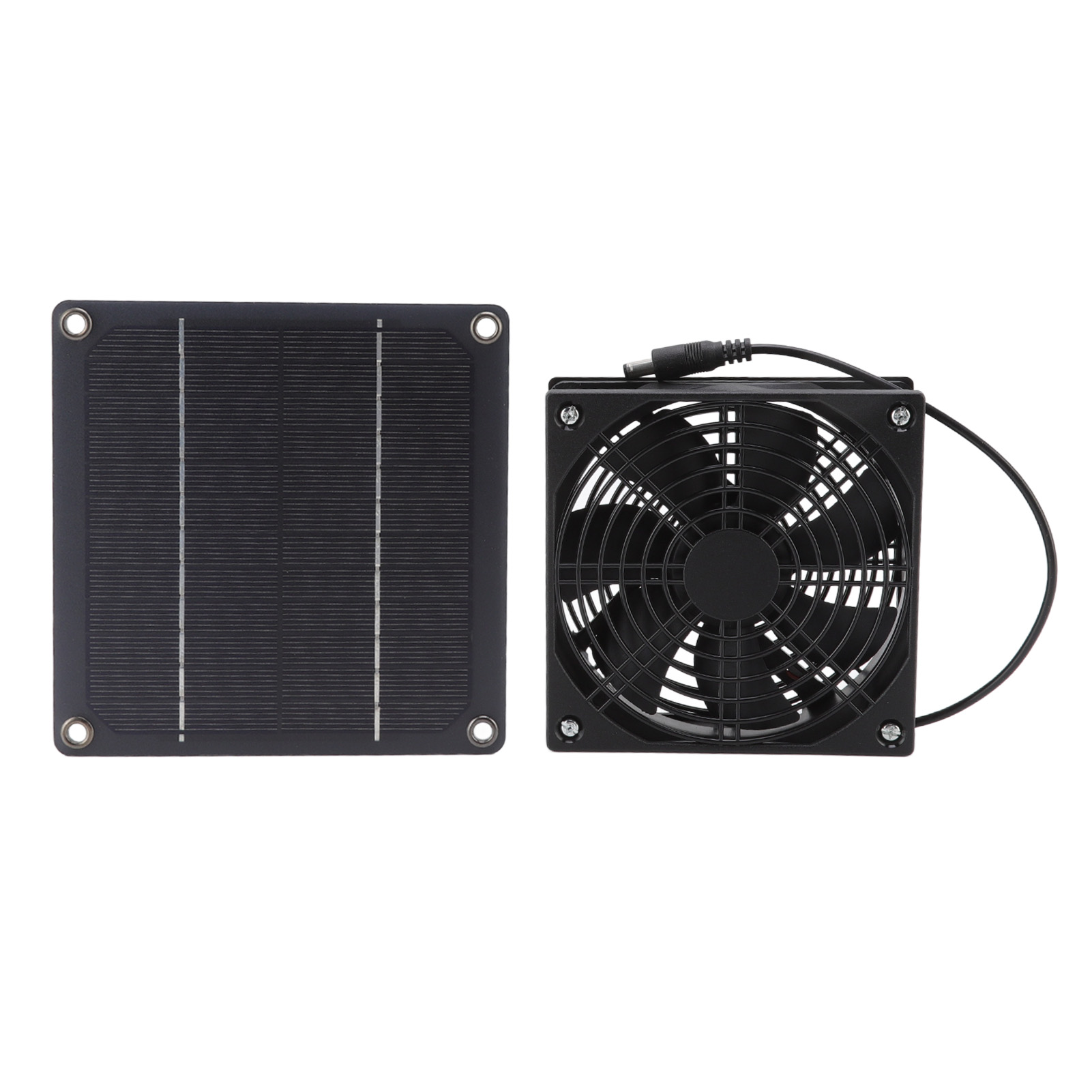 Tragbarer 3-w-solarventilator Für Gewächshaus, Hundezwinger, Hühnerstall