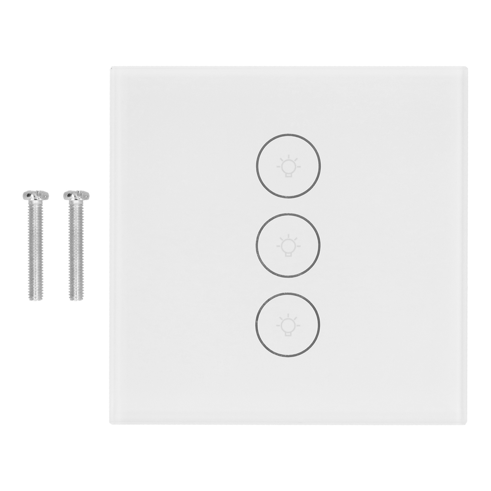 Intelligenter Wlan-wandschalter, Glasfront, Touch-bedienung, Fernbedienung Und Sprachsteuerung
