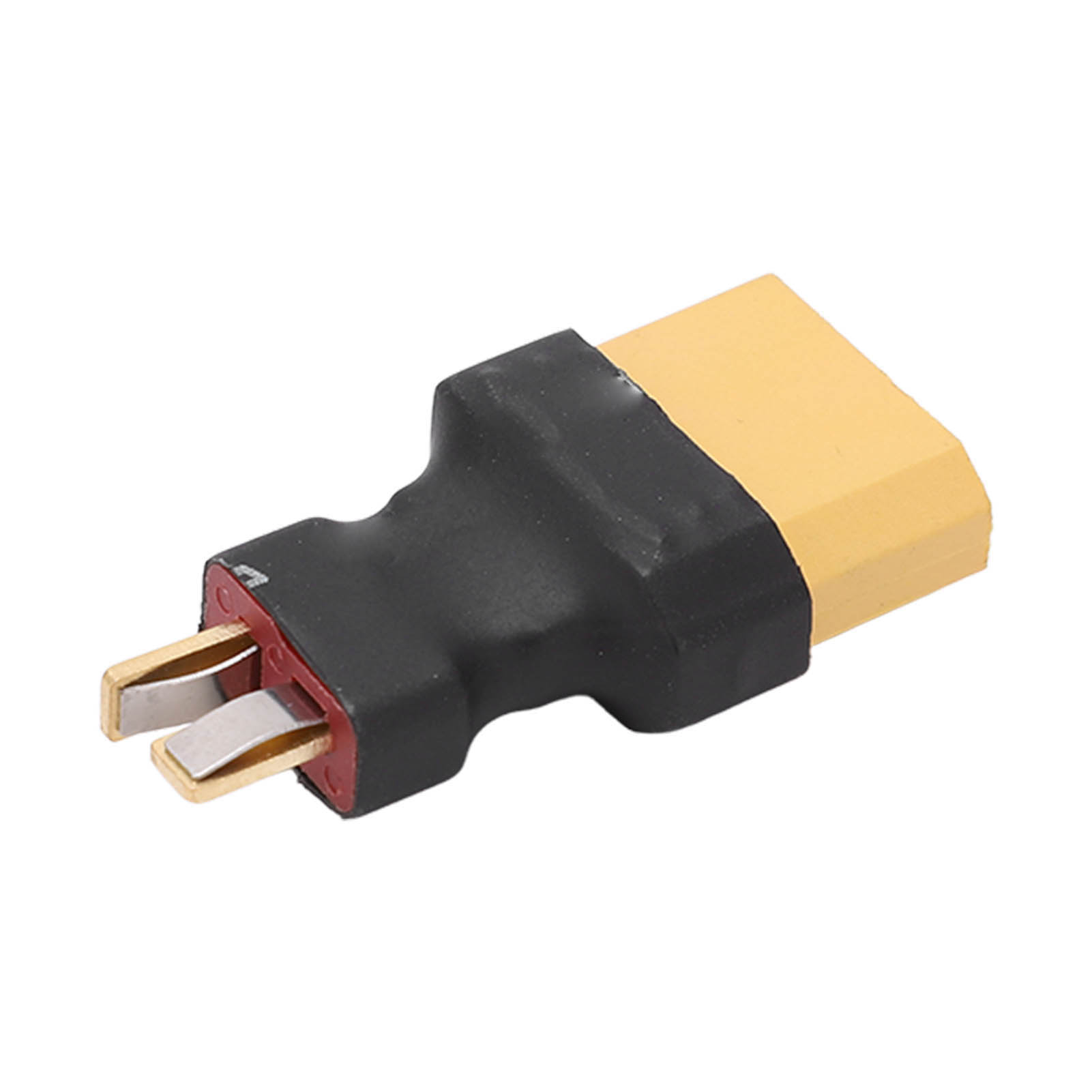Xt90-buchse Auf T-stecker-adapter, Robuste Kupfer-kunststoff-gummi-konstruktion, Breite Kompatibilität Für Rc-autos, Flugzeuge Und Boote