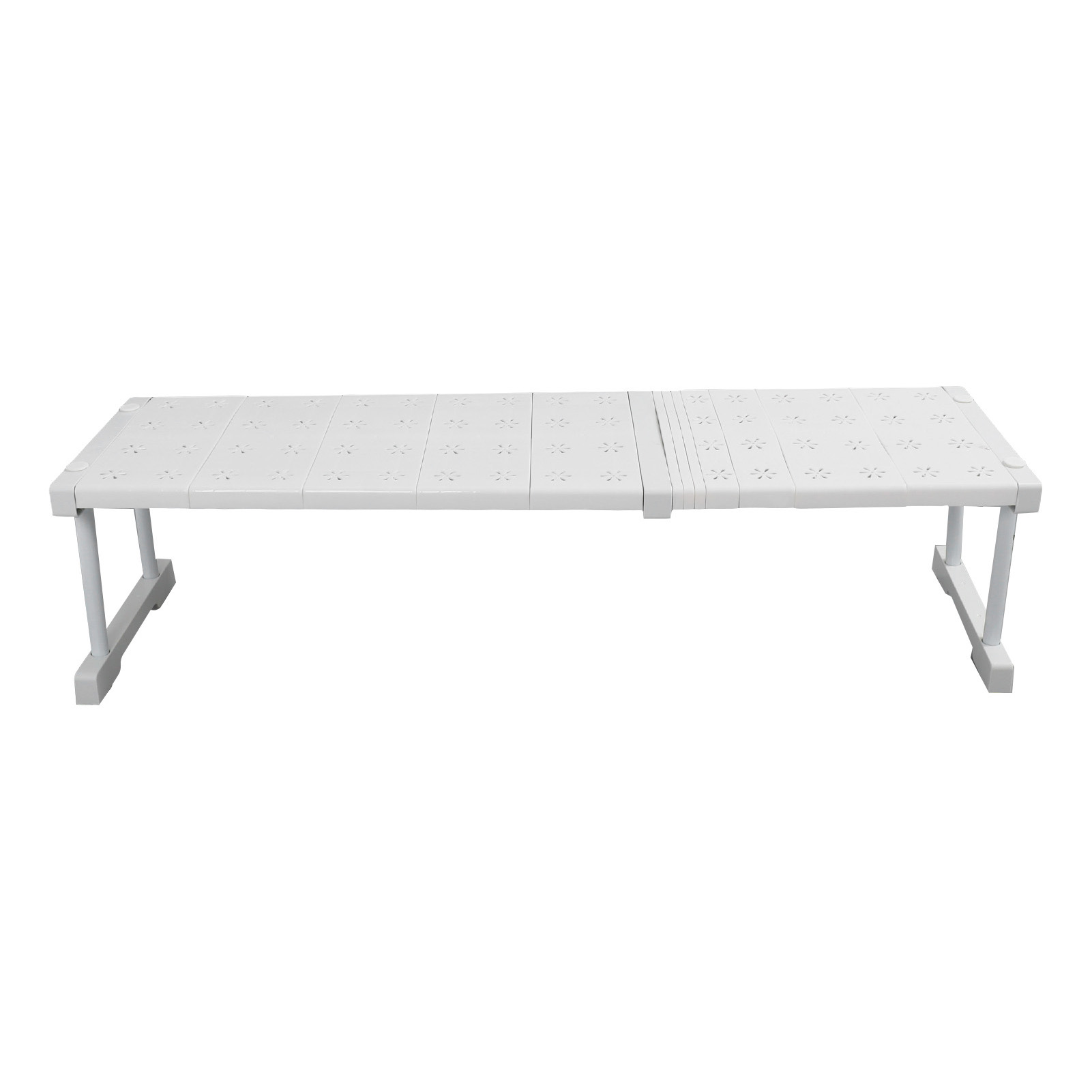 Ausziehbarer Schrankboden, Verstellbare Ablagefläche, Platzsparend, Spannregal Für Schrank Und Spüle, 24 Cm Breit, 22 Cm Hoch, 67 Bis 88 Cm Lang