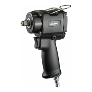 VIGOR Außenvierkant Antrieb 12,5 = 1/2 Zoll Schlagschrauber, Mini V5671 ∙ 1000 Nm ∙ Vierkant massiv 12,5 mm (1/2 Zoll) ∙ Jumbo Hammer-Schlagwerk