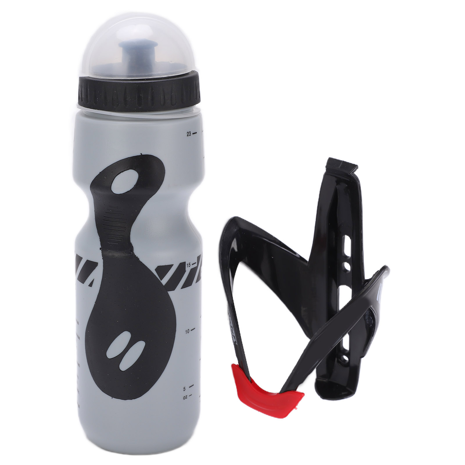 Hellgraues Fahrradflaschenhalter-set, Leicht, Robust, 2er-set Für Outdoor-radtouren