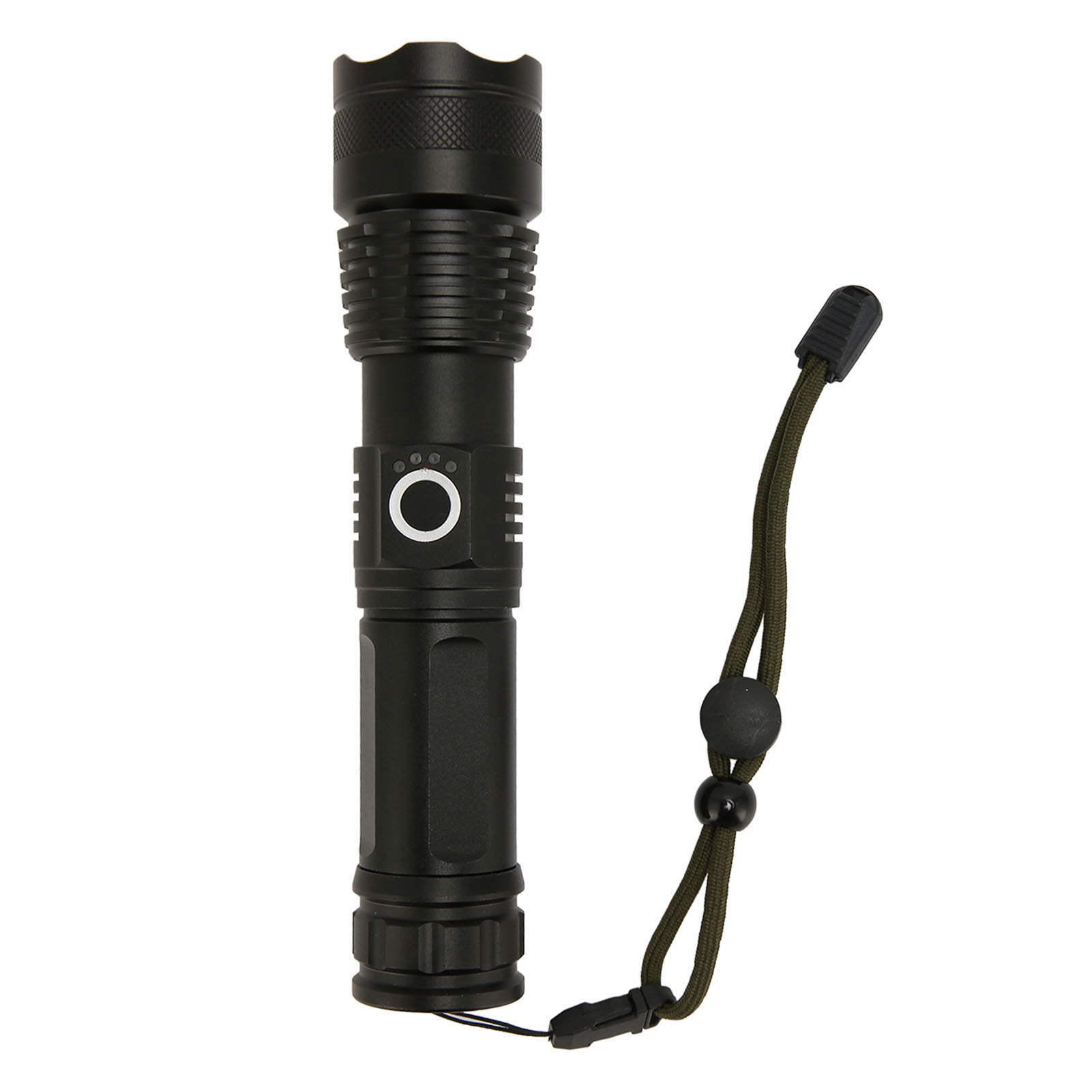 P50 Led-taschenlampe Mit Zoom, 5000 Lumen, 3 Leuchtmodi Mit Akkuanzeige, Leistungsstarke Lampe Für Camping Und Outdoor-abenteuer