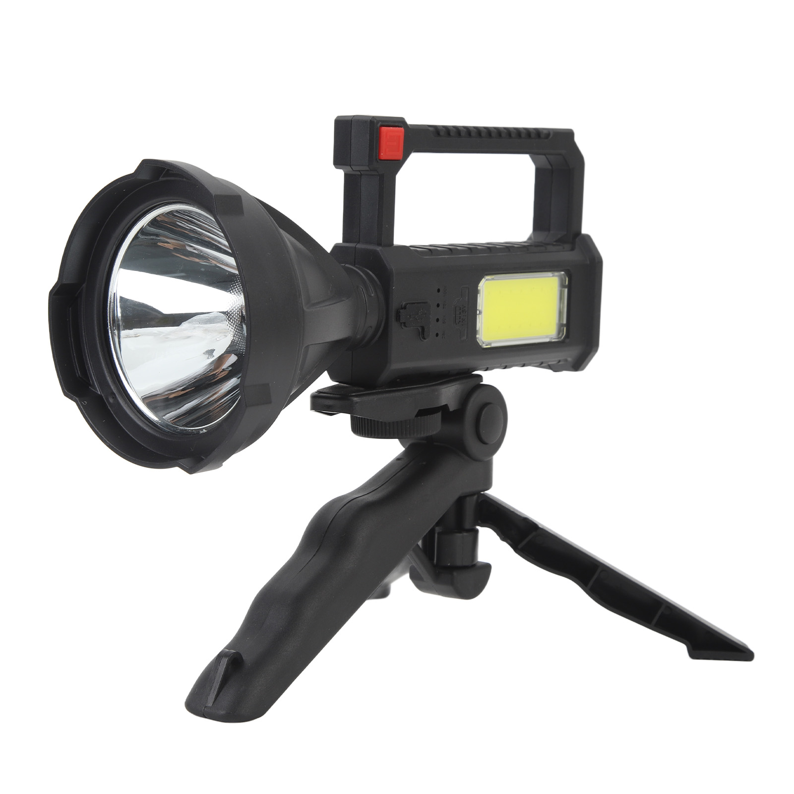 Leistungsstarke, Wasserdichte Led-taschenlampe Mit Großer Reichweite Und Multifunktionsständer