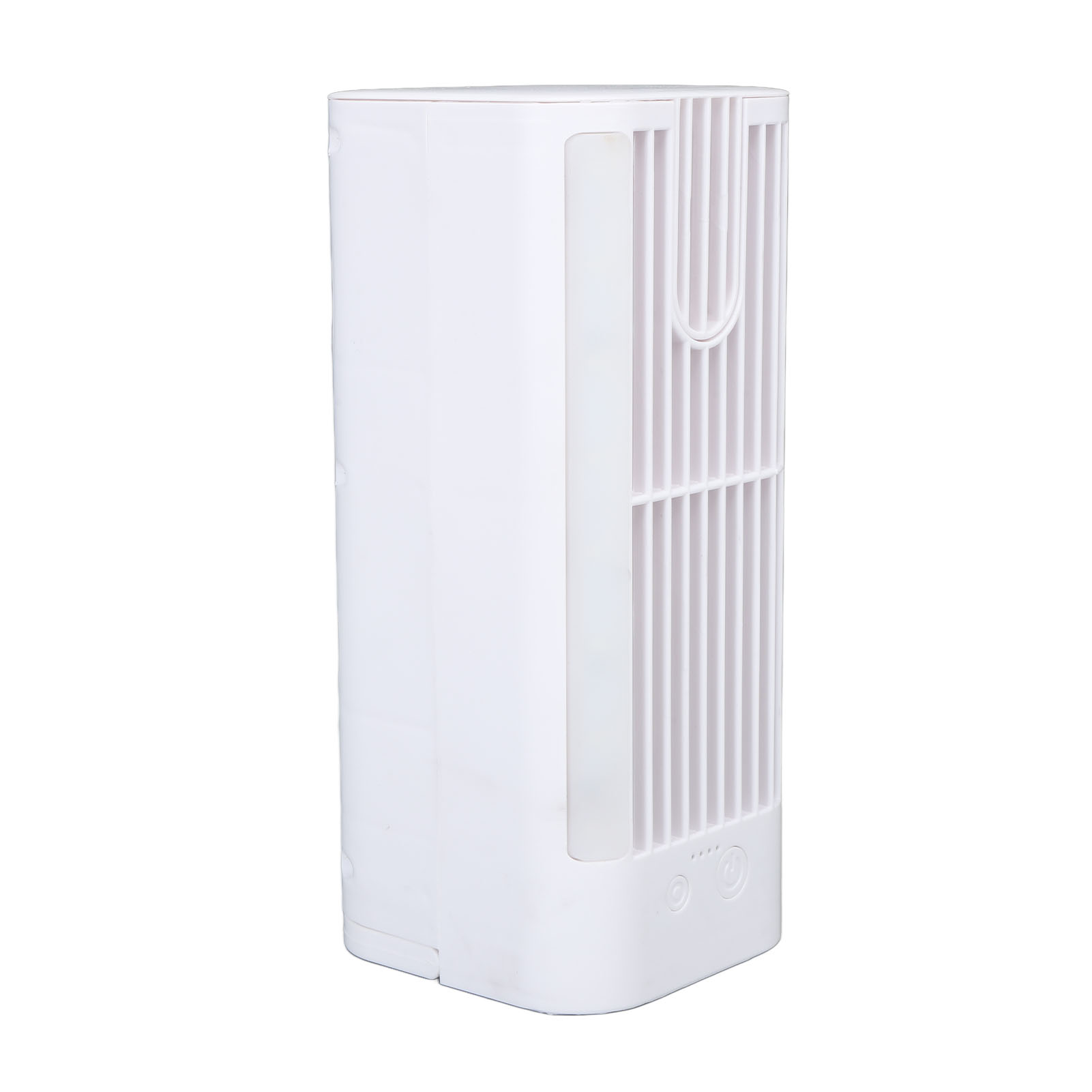 Tischventilator Mit Led-licht, Einstellbarer Leistung, Leise, Platzsparend, Multifunktional, Kühlend, Sofort Einsatzbereit, Kein Besprühen Erforderlich