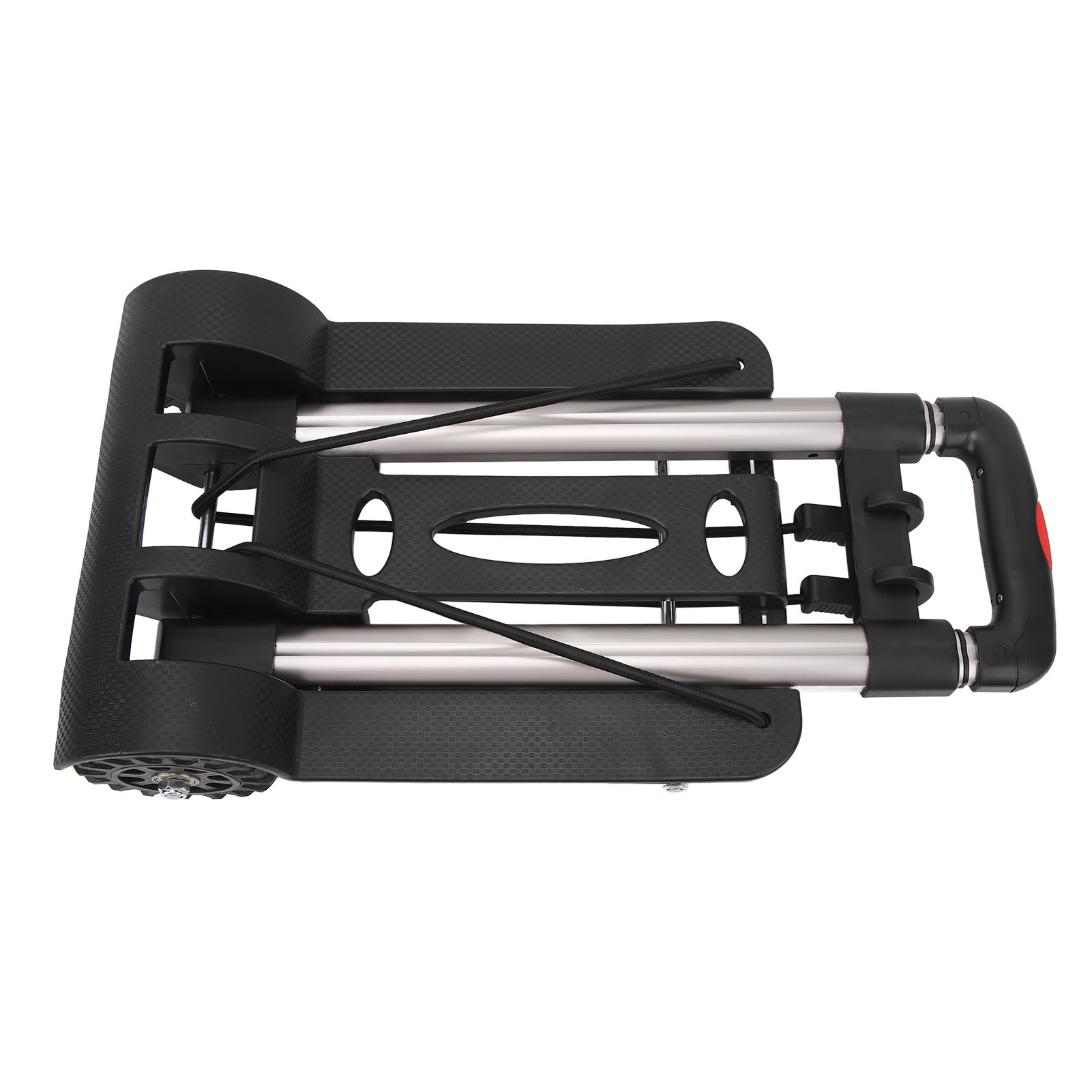 Zusammenklappbarer Aluminium-transportwagen/handwagen, Tragkraft 50 Kg, Koffer Mit Rollen Und Elastischen Gurten Für Reisen, Umzüge, Einkäufe Und Den Bürogebrauch.