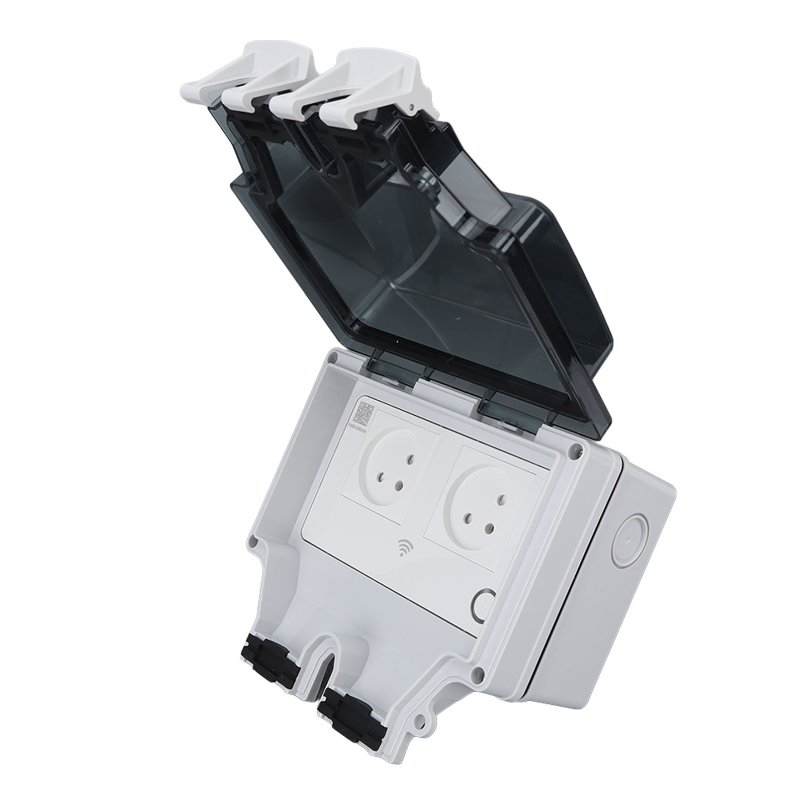 Intelligente Wlan-steckdose Nach Israelischem Standard (ip66, Wasserdicht) Mit Abdeckung, 16 A, 110–250 V, Snw-2i