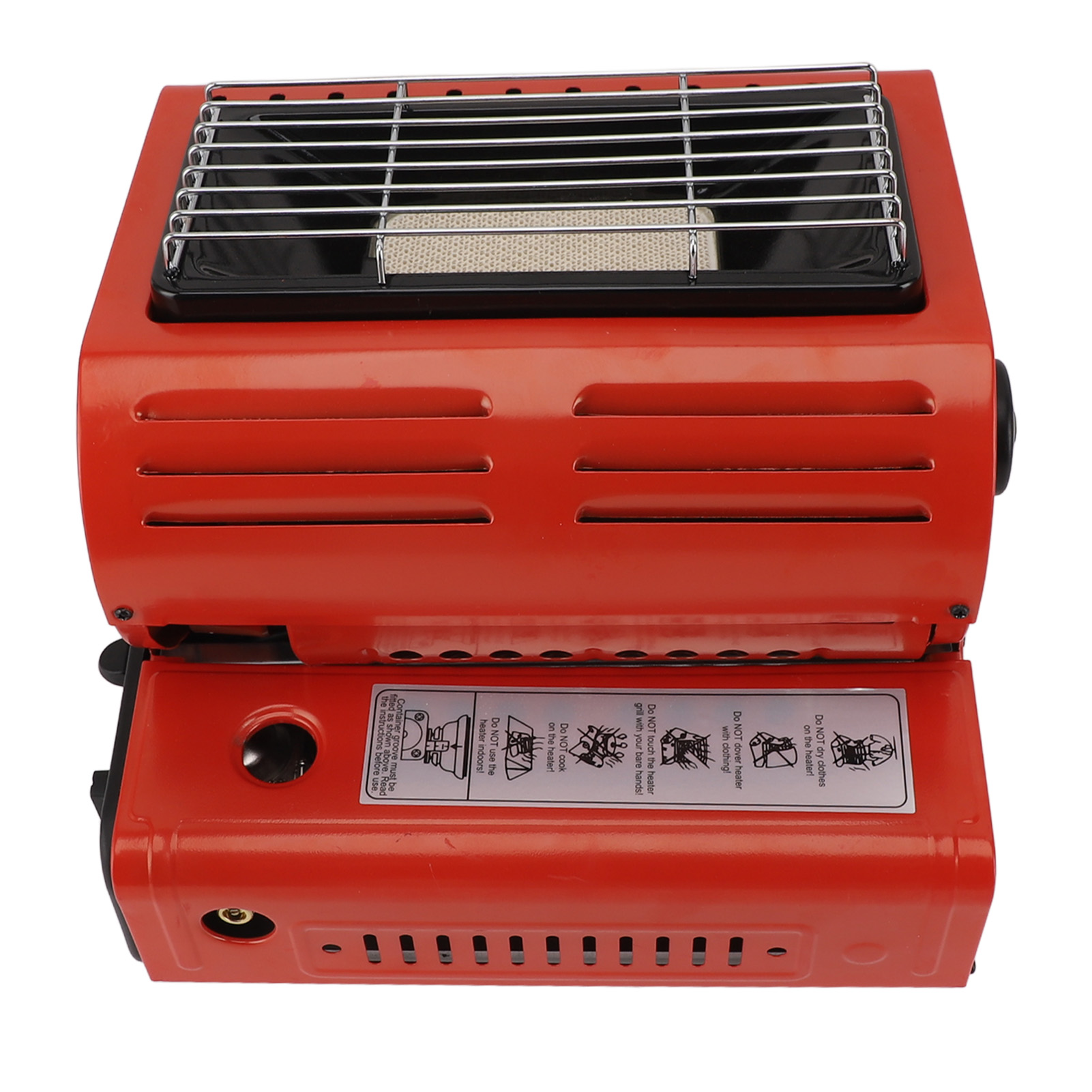 Tragbarer 2-in-1-campingkocher (1300 W, 90 G/h), Flüssiggasbrenner, Notheizung Und -kochen