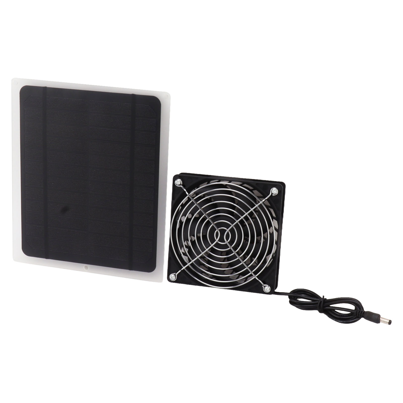 10w Wasserdichtes Solar-wandventilator-set Für Den Außenbereich, Geeignet Für Hühnerstall, Gewächshaus, Unterstand