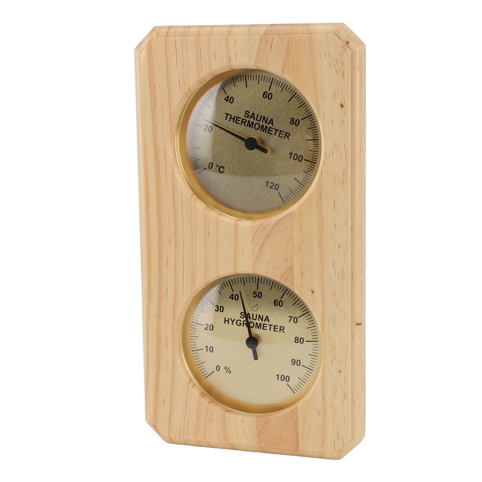 Saunathermometer Und Hygrometer 2 In 1, Misst Luftfeuchtigkeit Und Innentemperatur, Holz Für Saunaraum