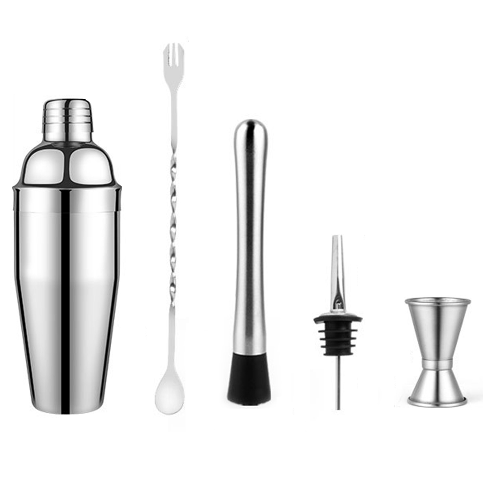 Auslaufsicheres Barset Aus Edelstahl 304, 750-ml-cocktailshaker-set Für Die Bar