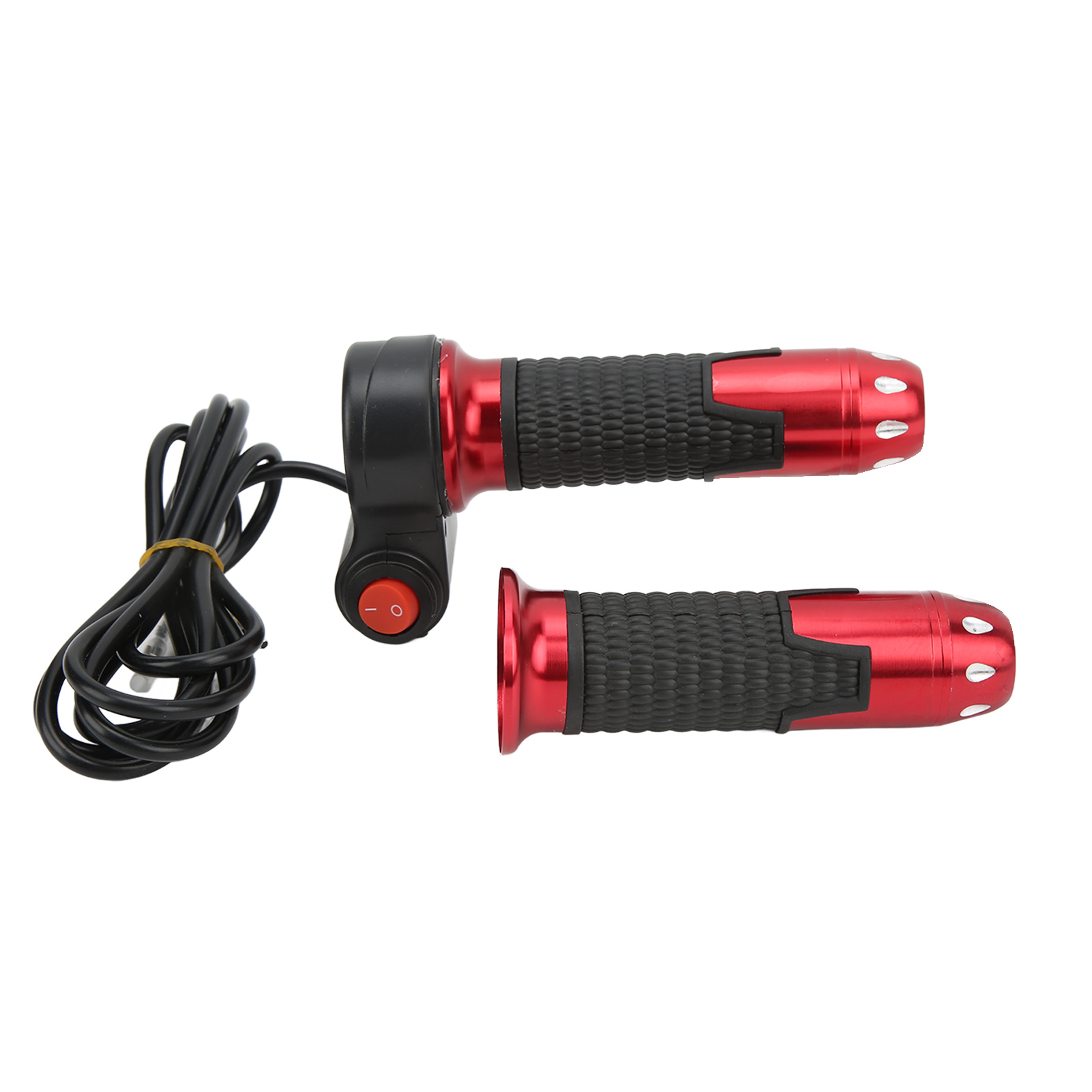 Universeller 12v-99v Gasgriff, 1 Paar, Für Lenker Von E-bikes Und E-scootern, Drehbarer Griff Mit Rotem Knopf