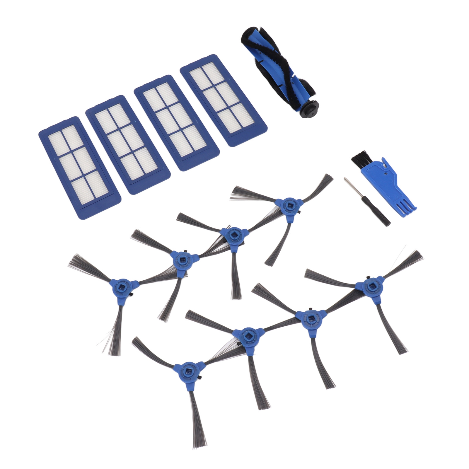 Ersatzset Für Seitenbürste, Filter Und Sieb Für Robovac 11s Max, 15c Max, 30c Max, G30 Edge, G10 Hybrid Saugroboter