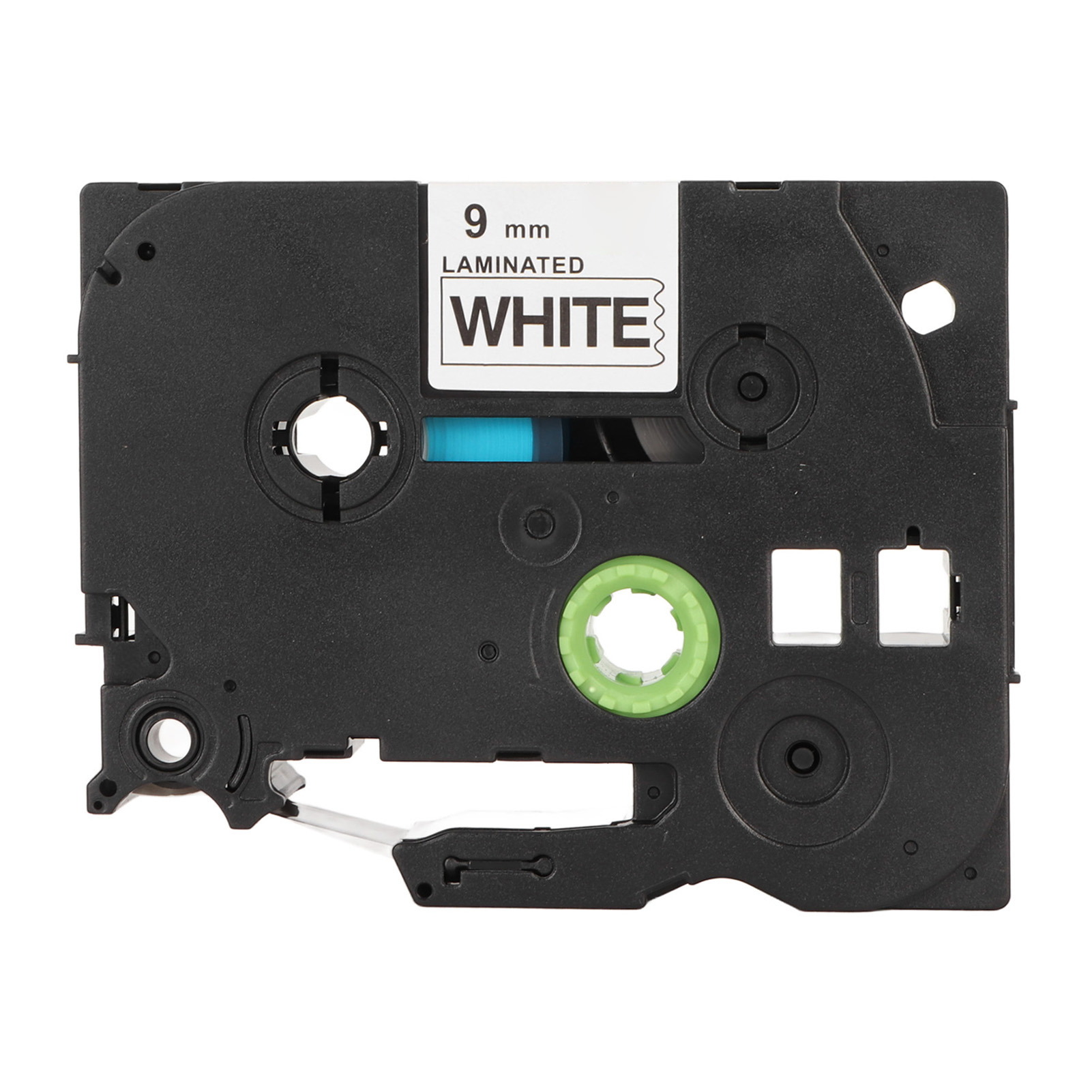 Mm Schwarzes Etikettenband Auf Weißem Hintergrund Für Drucker Lm210d, Lp420 Und Lm500ts, 7,98 M