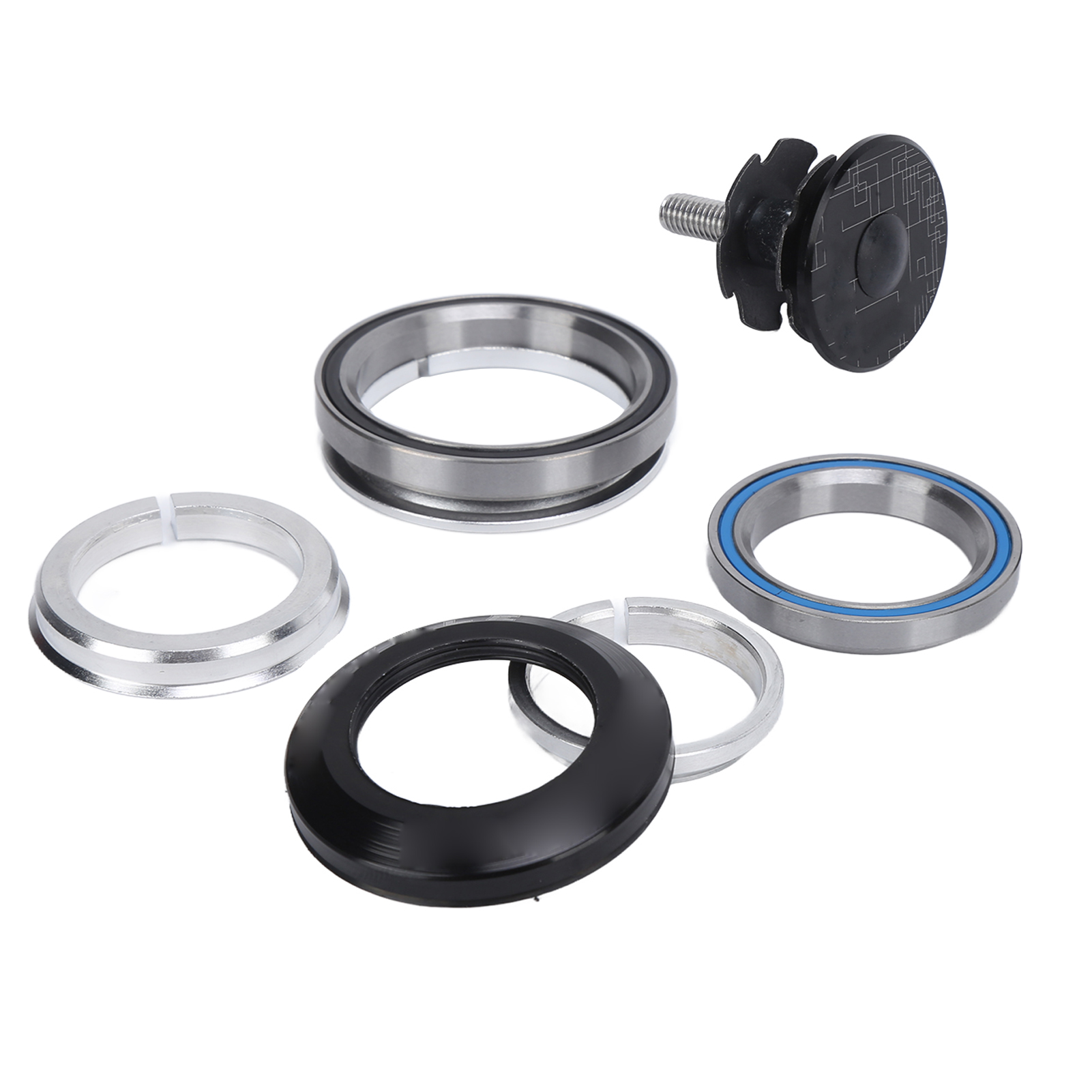 Lebycle Steuersatz Für Mountainbikes Und Rennräder, Doppellager, 28,6 X 44–44 X 39,8 Mm, Konisches Gerades Rohr
