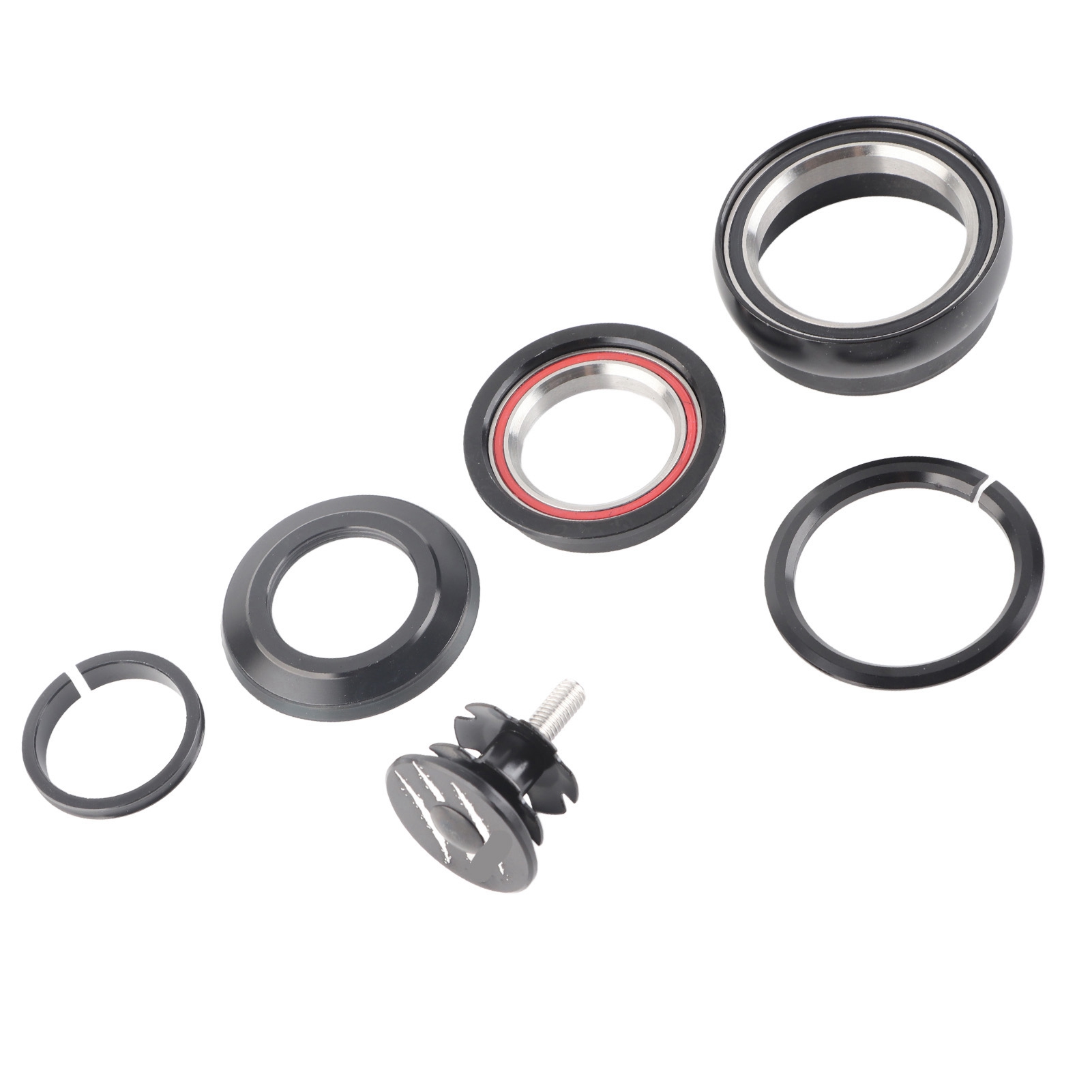 Aluminium-fahrradsteuersatzlager 28,6x44-50,6x39,8 Mm, T6-wärmebehandelt, Hochpräzise Abgedichtete Lager