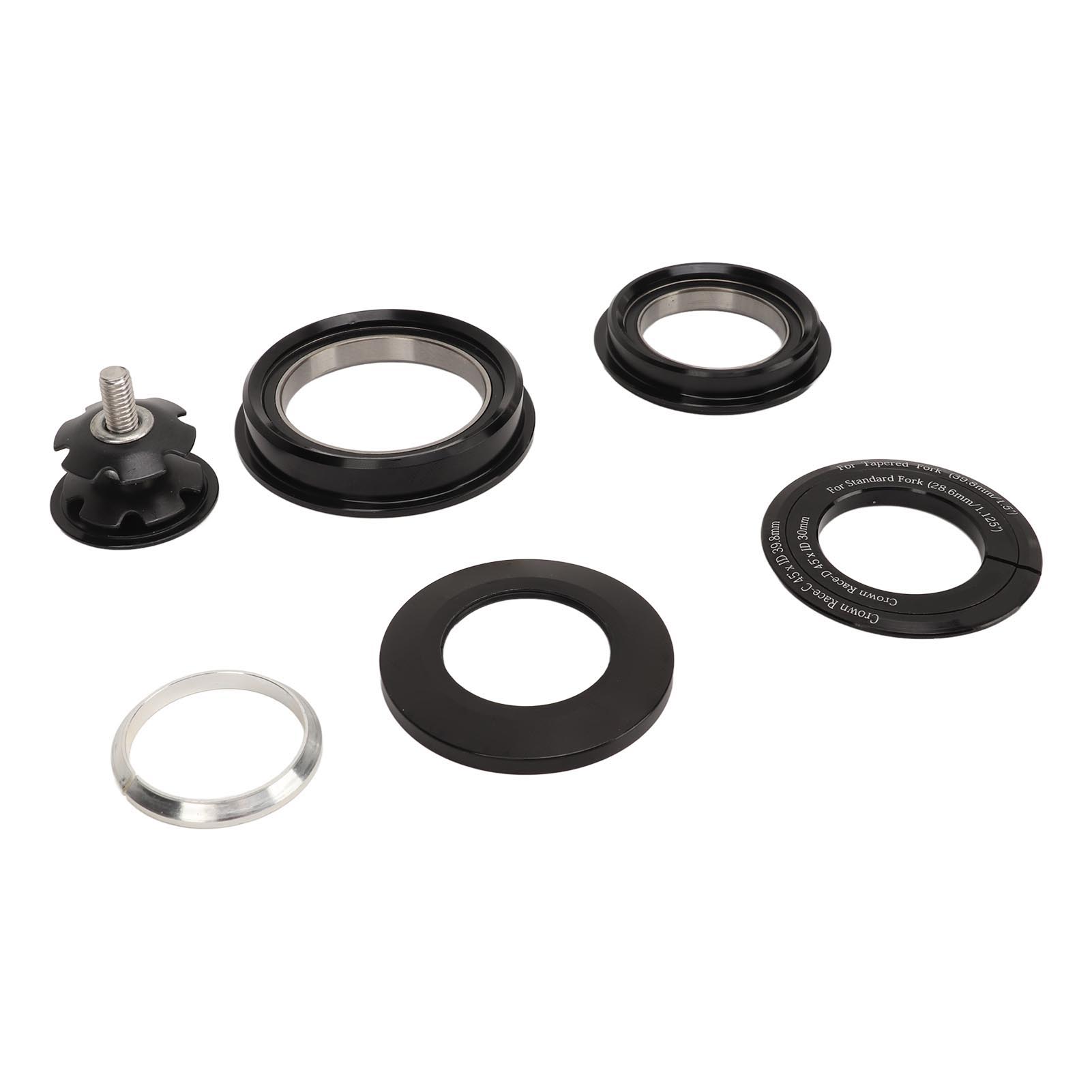 Mountainbike-steuersatzschalen-set, Aluminiumlegierung, Steuersatz Mit Vorderradlagern, Fahrradlagerzubehör