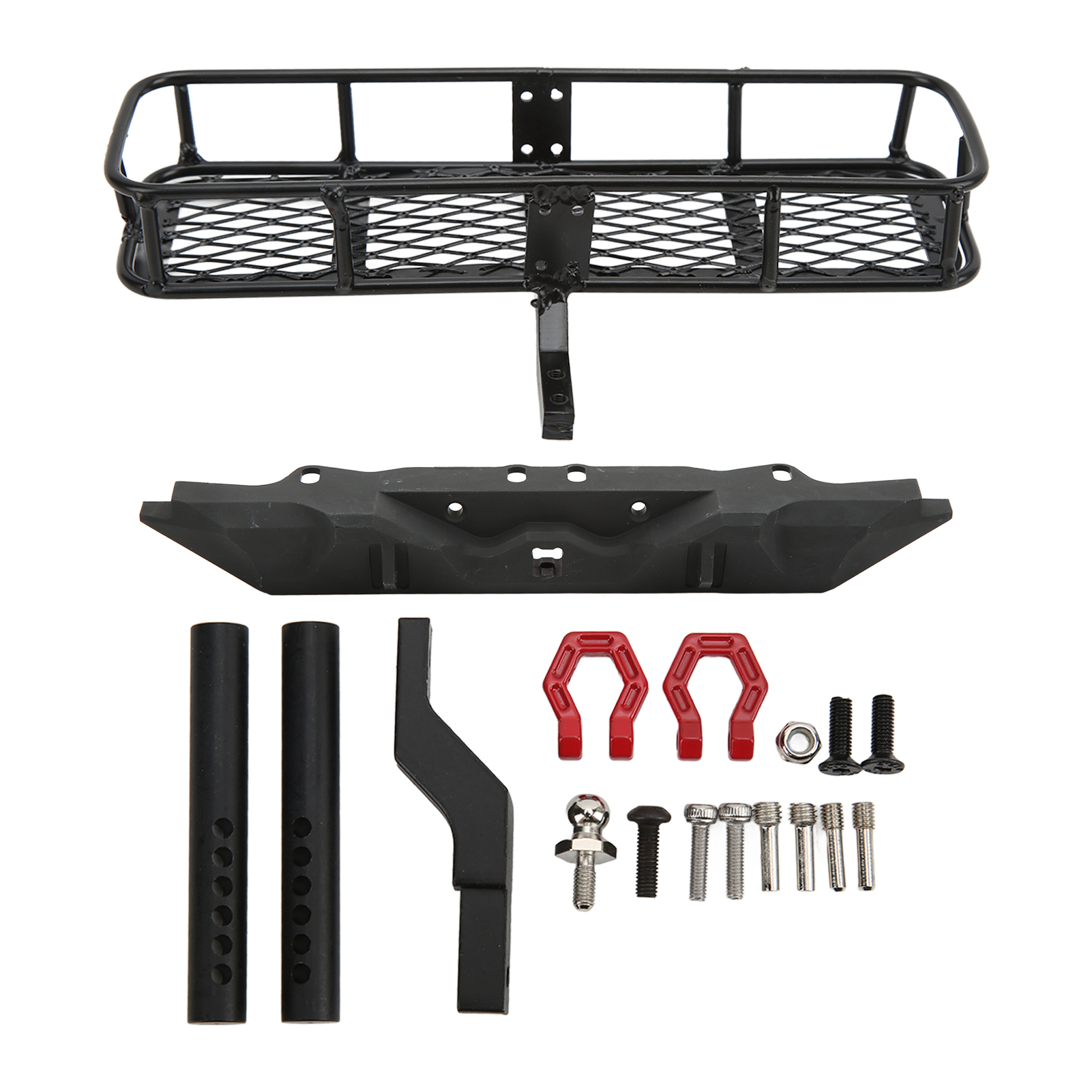 Rc Metall-heckstoßstangenhalterung Für Axial Scx10 1/10 Simulations-kletterauto
