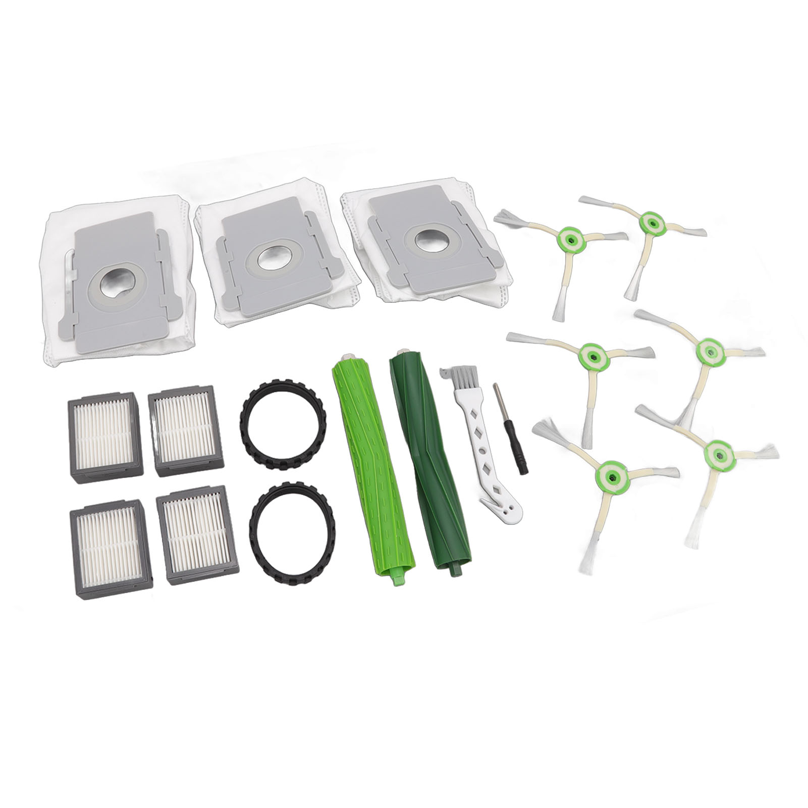 Hauptseitenbürsten, Staubbeutel, Filter Und Räder Für Roomba I7, I6, I8, I3 Plus, E5, E7 Saugroboter