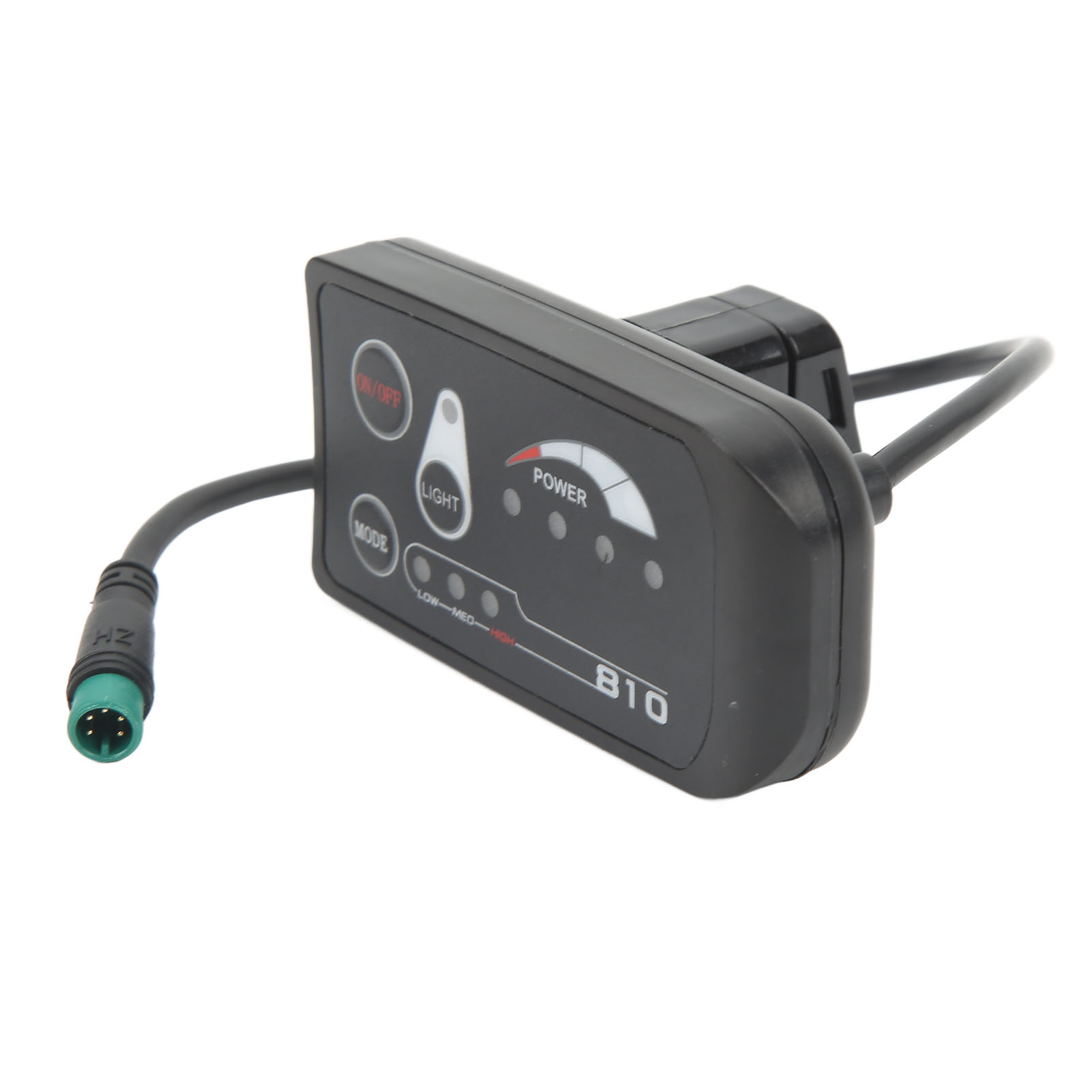 Led-display Für E-bikes Und E-scooter, Led-anzeigefeld Mit Wasserdichtem 5p-8102-stecker, 24 V