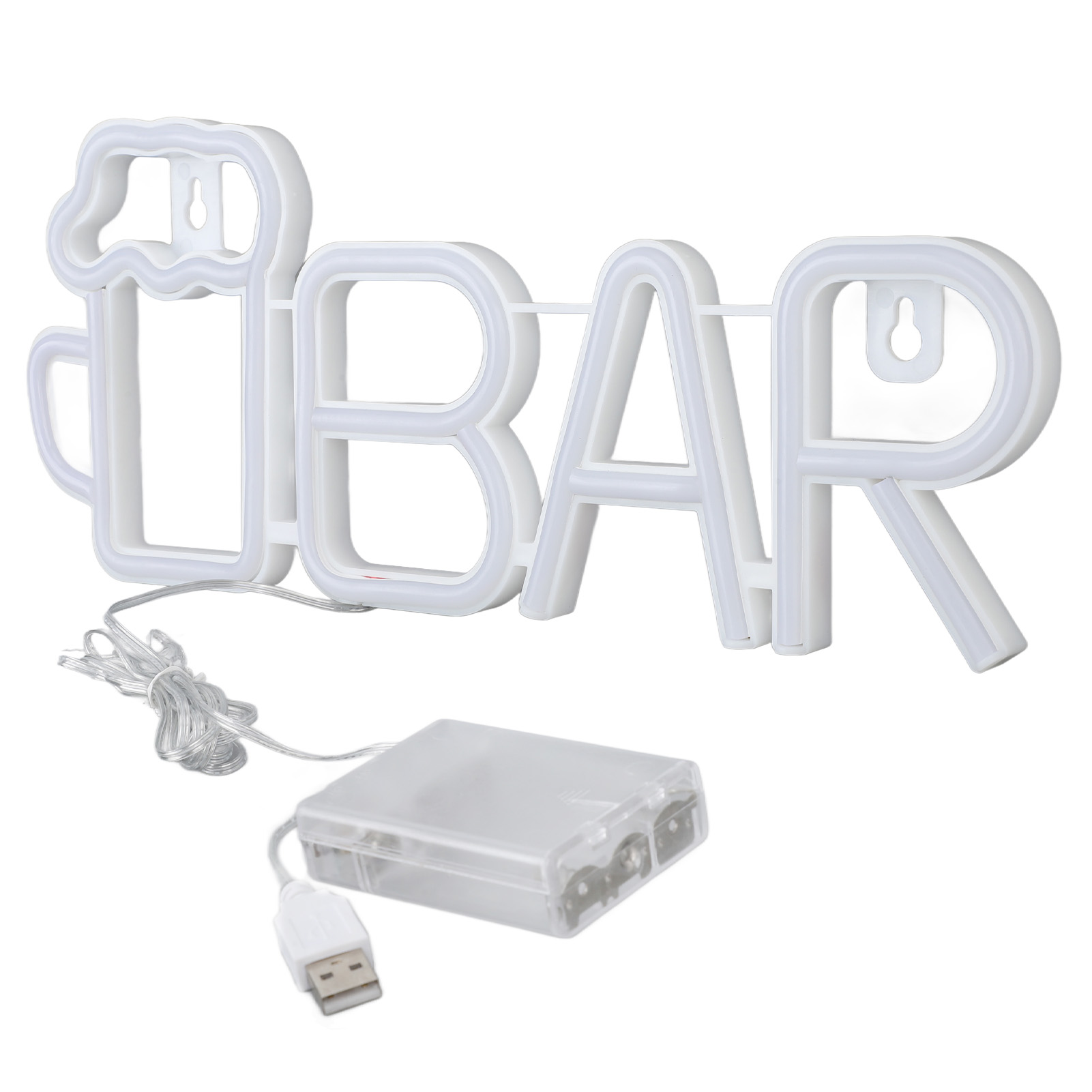 Lila Led-neonlichtleiste In Stabform, Elegantes Design, Usb- Oder Batteriebetrieb, Hohe Sicherheit, Ideal Für Schlafzimmer, Partys Und Garten
