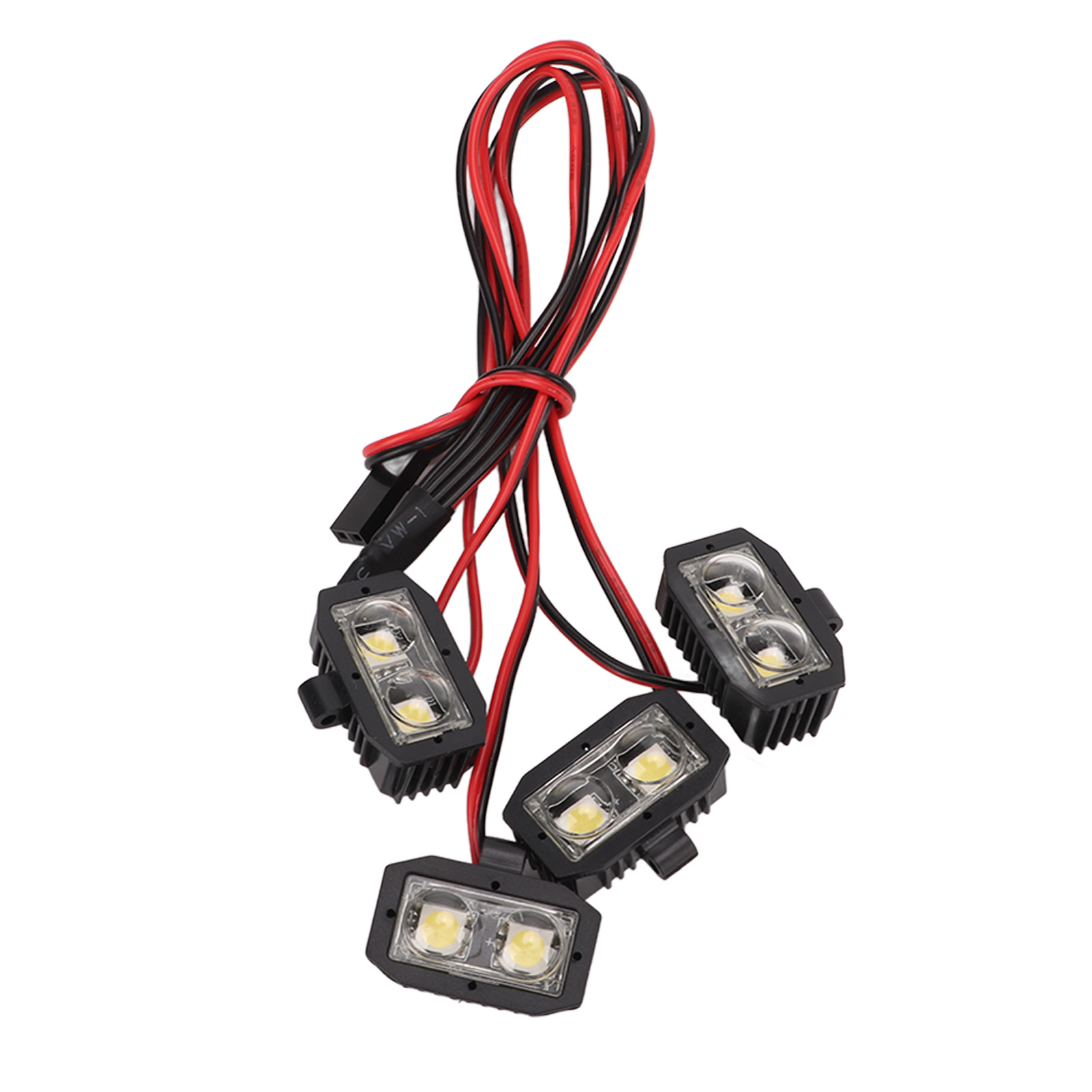 Rc-scheinwerfer 5-7,4 V, 8 Leds, Weiß, Verschleißfestes Kunststoffgehäuse Für 1/10 Rc-autos