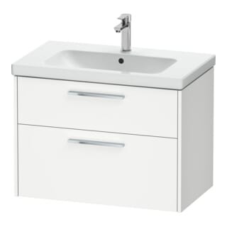 Duravit Waschtischunterschrank D-Code 78,4x55,5x46cm, 2 L, S, we. ma, Gr. chr