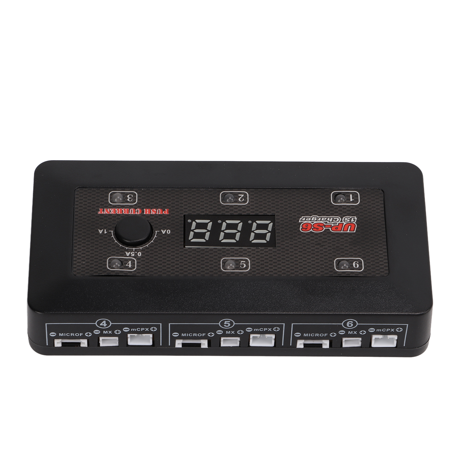 Akkuladegerät Für Rc-drohnen S6 Up-s6ac, Led-sprachanzeige, 5v 2,1a Usb-ausgang, Kompatibel Mit 3,7v Lipo-lithium-akkus