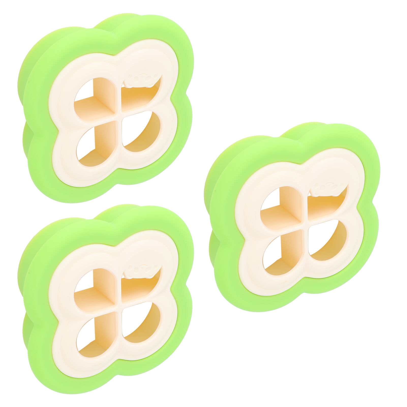 Set Aus 3 Kleeblattförmigen Sandwichausstechern, Brotform Und Sushi-werkzeug Für Die Heimische Küche