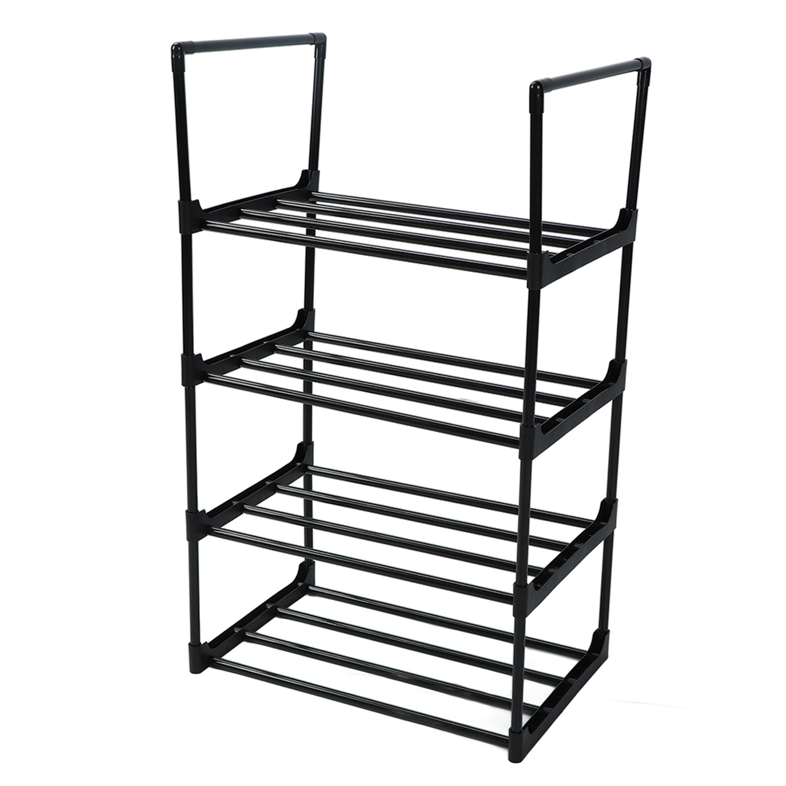 Großzügiges, Multifunktionales Schuhregal, 1 Säule, 4 Ebenen Für Kleiderschrank, Flur, Schlafzimmer, Eingangsbereich