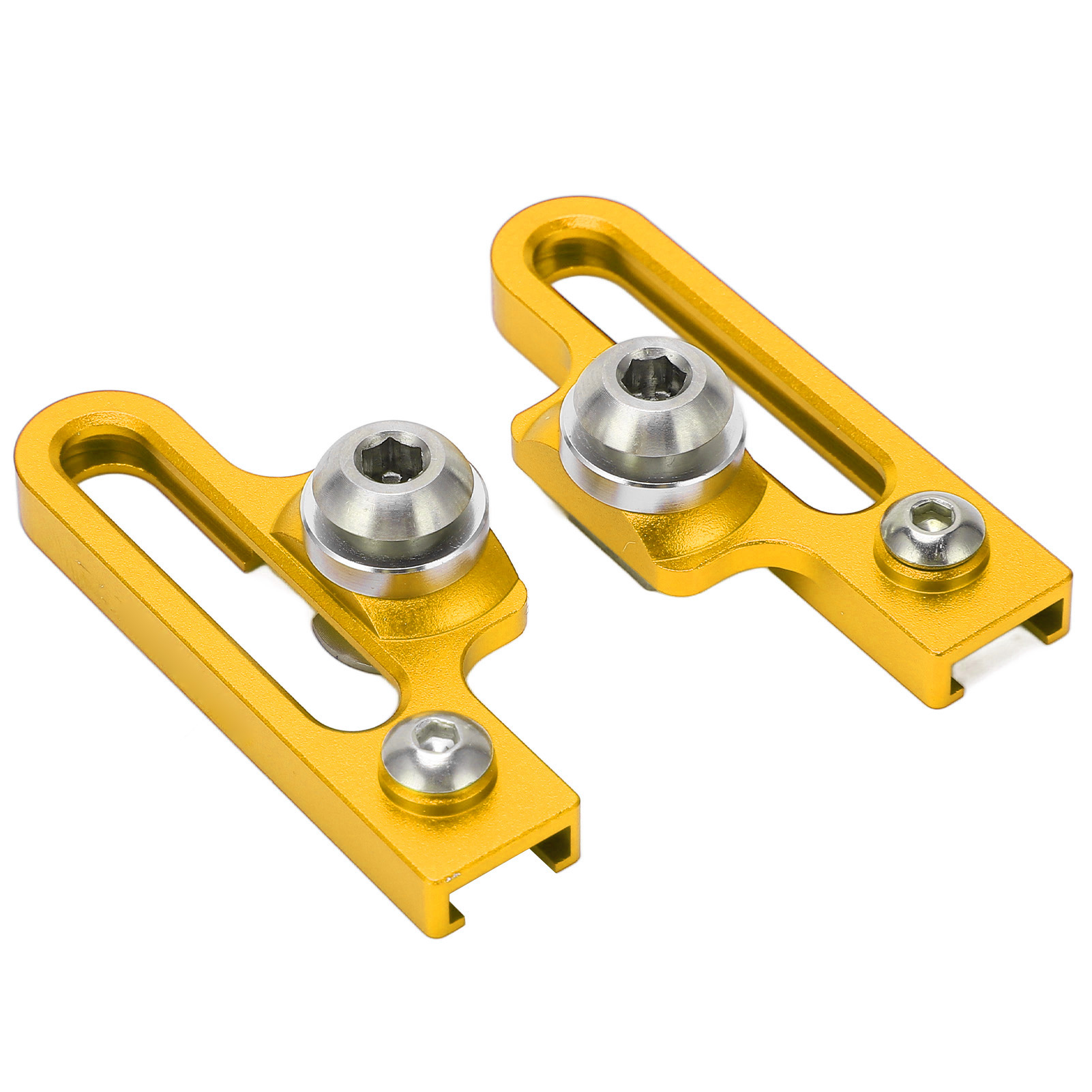 Zweiteiliger C-bremssattel Für Fahrräder, Bremsbelagadapter Aus Aluminium, Bremsbacken, Verlängerung Für Rennräder, Gold