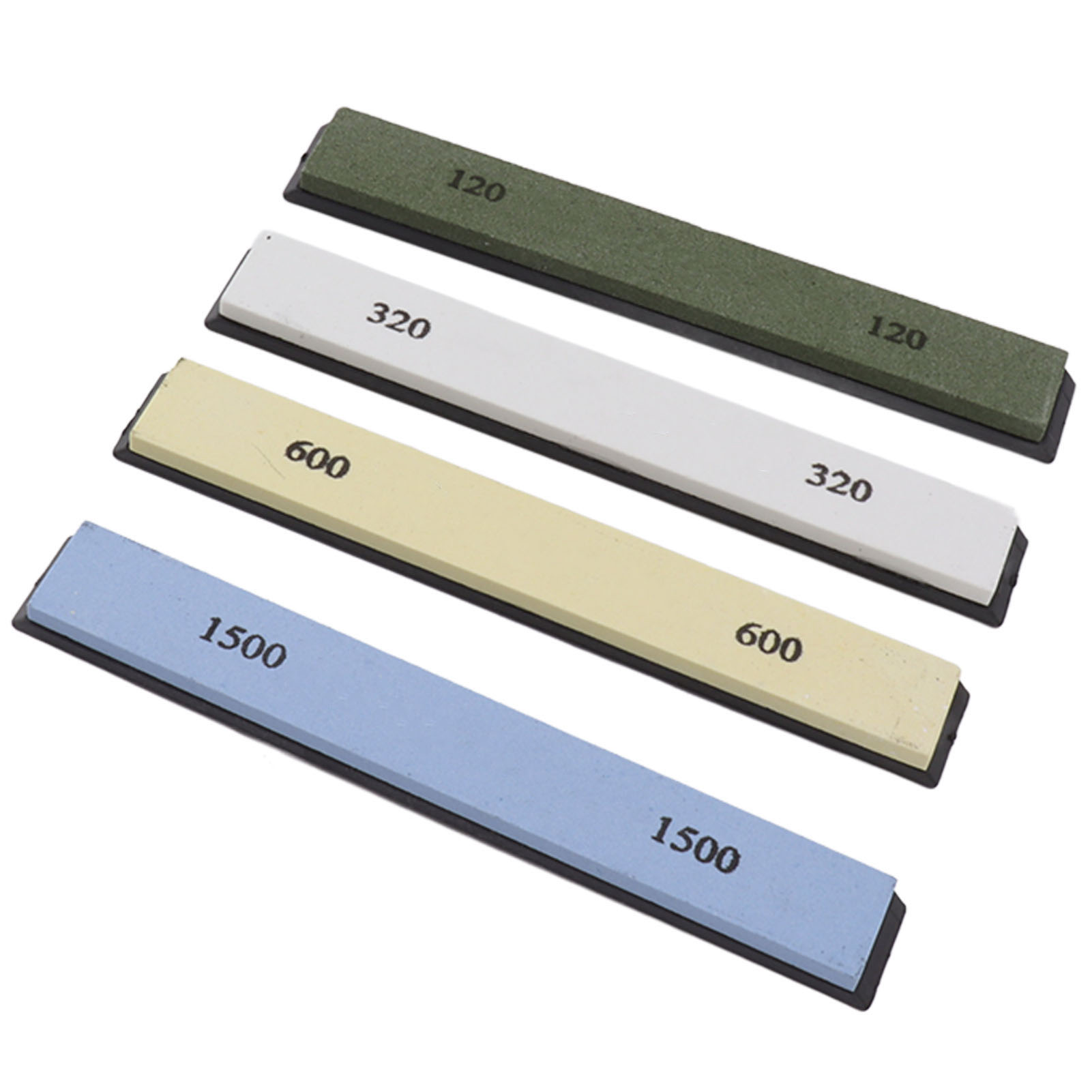Schleifstein-set Mit 4 Seiten, Körnung 120, 320, 600, 1500, Für Küchen- Und Angelmesser