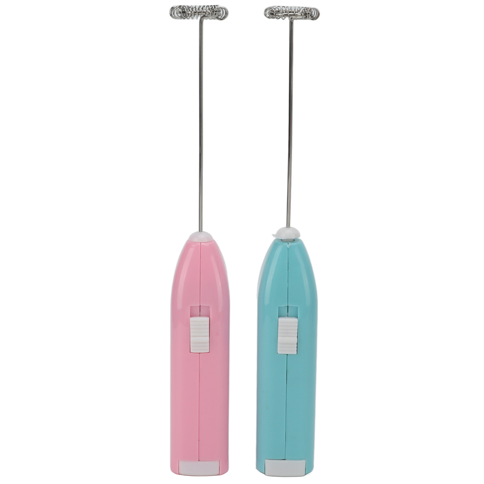 2-teiliger Mini-handmixer, Hochgeschwindigkeitsmotor, Einhandbedienung, Langlebig, Edelstahl, Elektrischer Edelstahlmixer