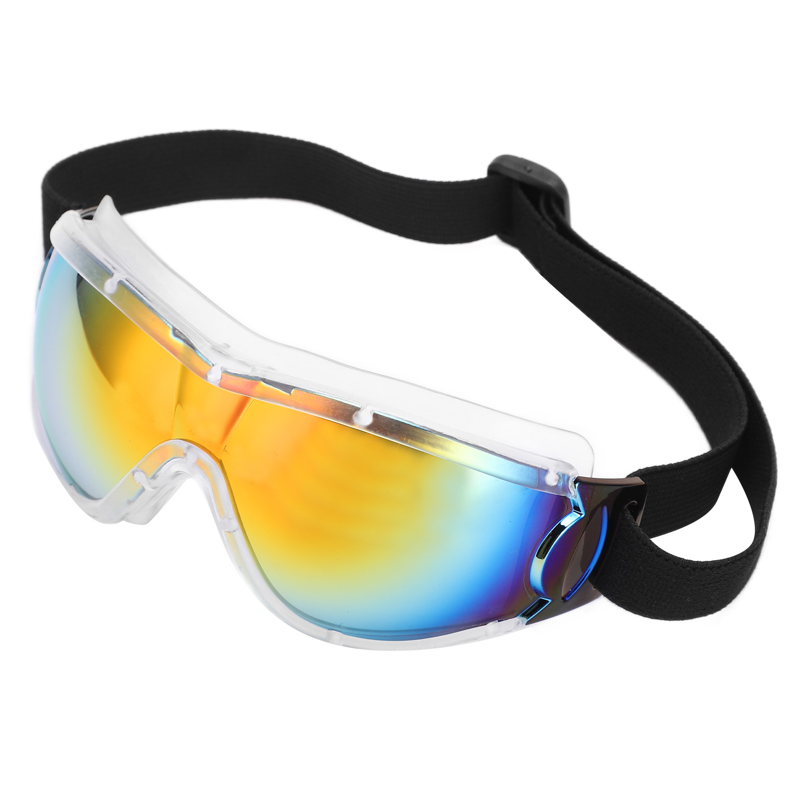 Spritzwassergeschützte Uv-schutzbrille Für Kinder, Inklusive Aufbewahrungsetui, Weißer Rahmen Mit Roter Imitationsfolie