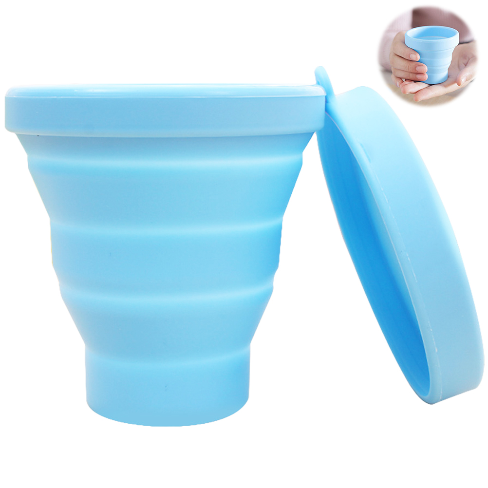 170 Ml Faltbarer Silikonbecher, Leichter Und Strapazierfähiger Reisebecher, Einziehbarer Becher Für Reisen Und Picknicks
