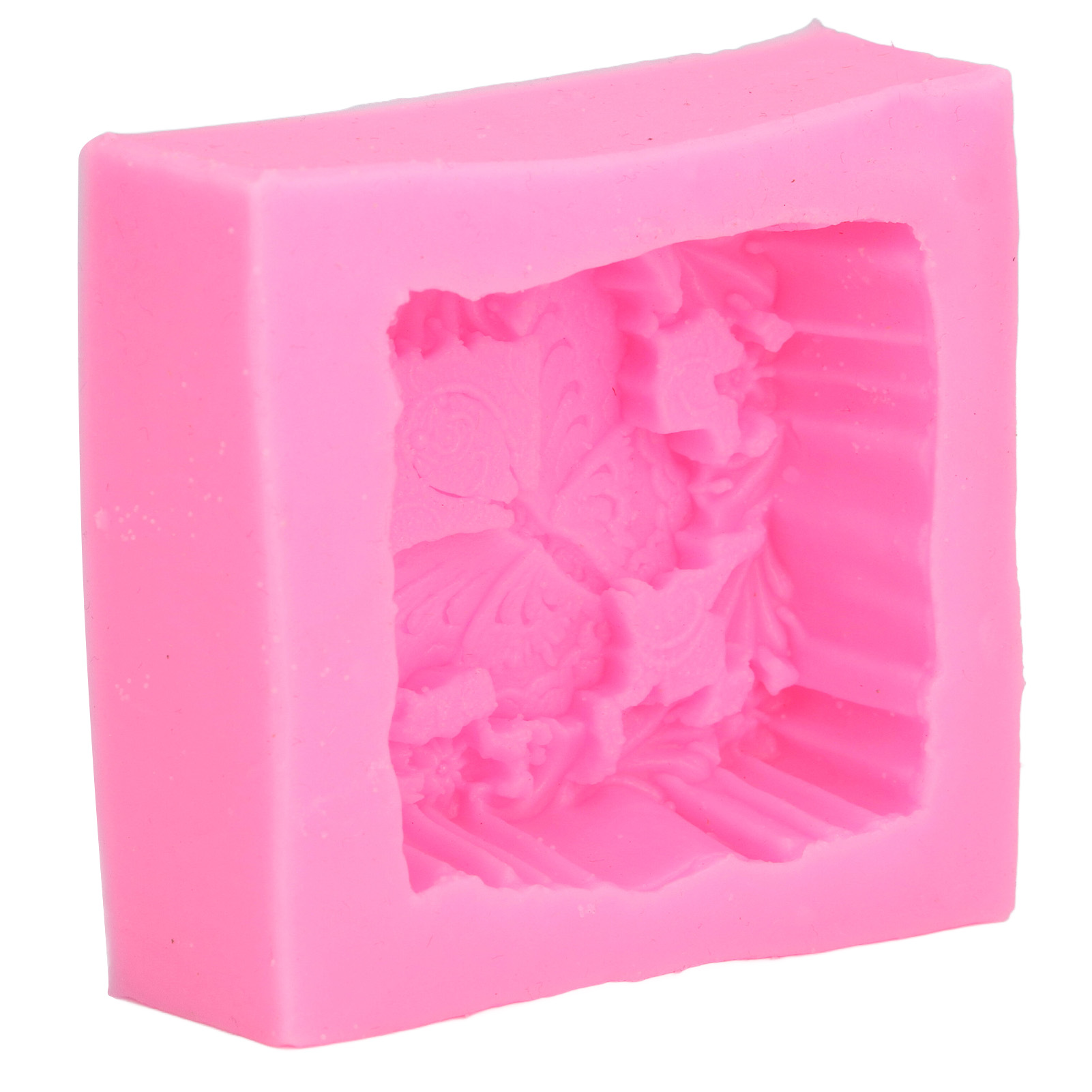 Dreidimensionale Silikonform In Schmetterlings- Und Blumenform Für Seife, Fondant Und Handgemachte Kuchen