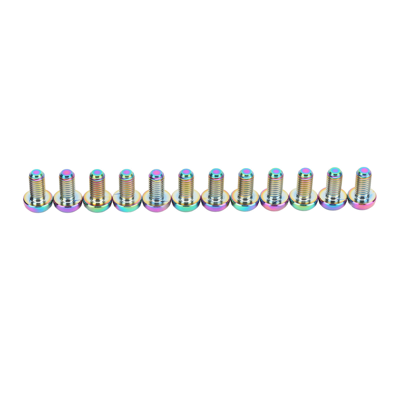 12 M5x10mm T25 Titanlegierungsschrauben Für Risk Fahrradbremsscheiben
