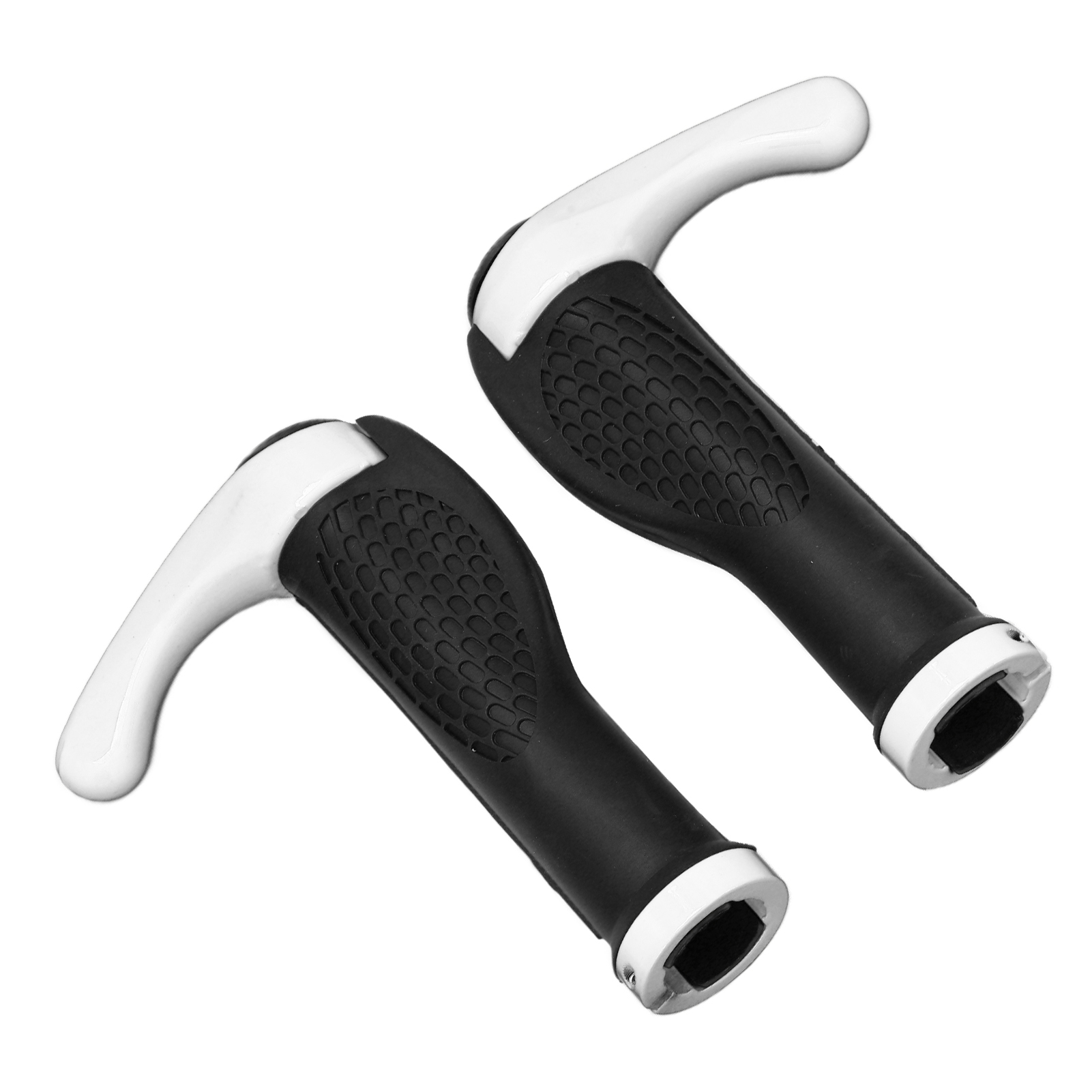 Fahrradlenkergriffe Aus Gummi, Kuhhorn-design, Weißer Mountainbike-lenkerüberzug