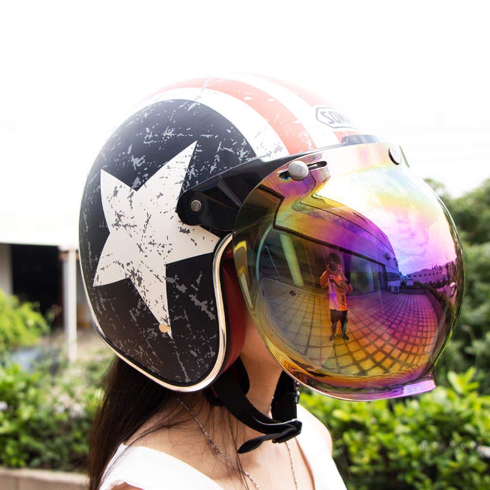 Motorradhelm Mit Offenem Blasenvisier, Sonnenblende Für Helme, Motorradhelm-zubehör