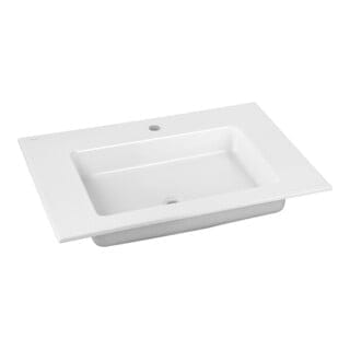 Keuco Keramik-Waschtisch Royal 60 70,5x53,8cm, w, m L u. Überlaufsys. Clou