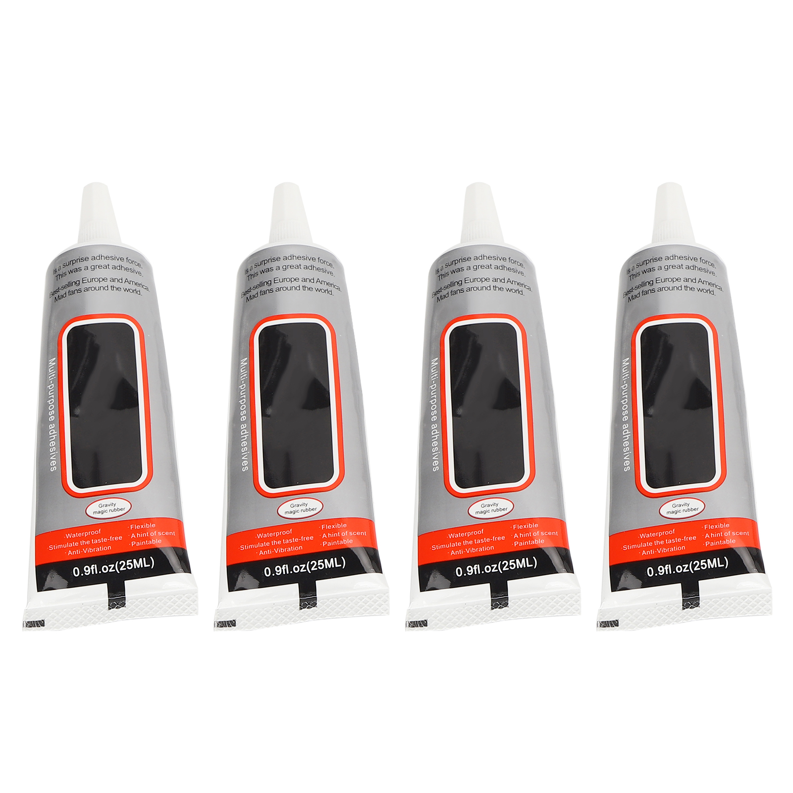 Anti-verformungs-reparaturkleber Für Touchscreens, Weicher, Viskoser Klebstoff Für Handys, Handgefertigtes Klebewerkzeug (4-teiliges Set, 25 Ml, B7000)