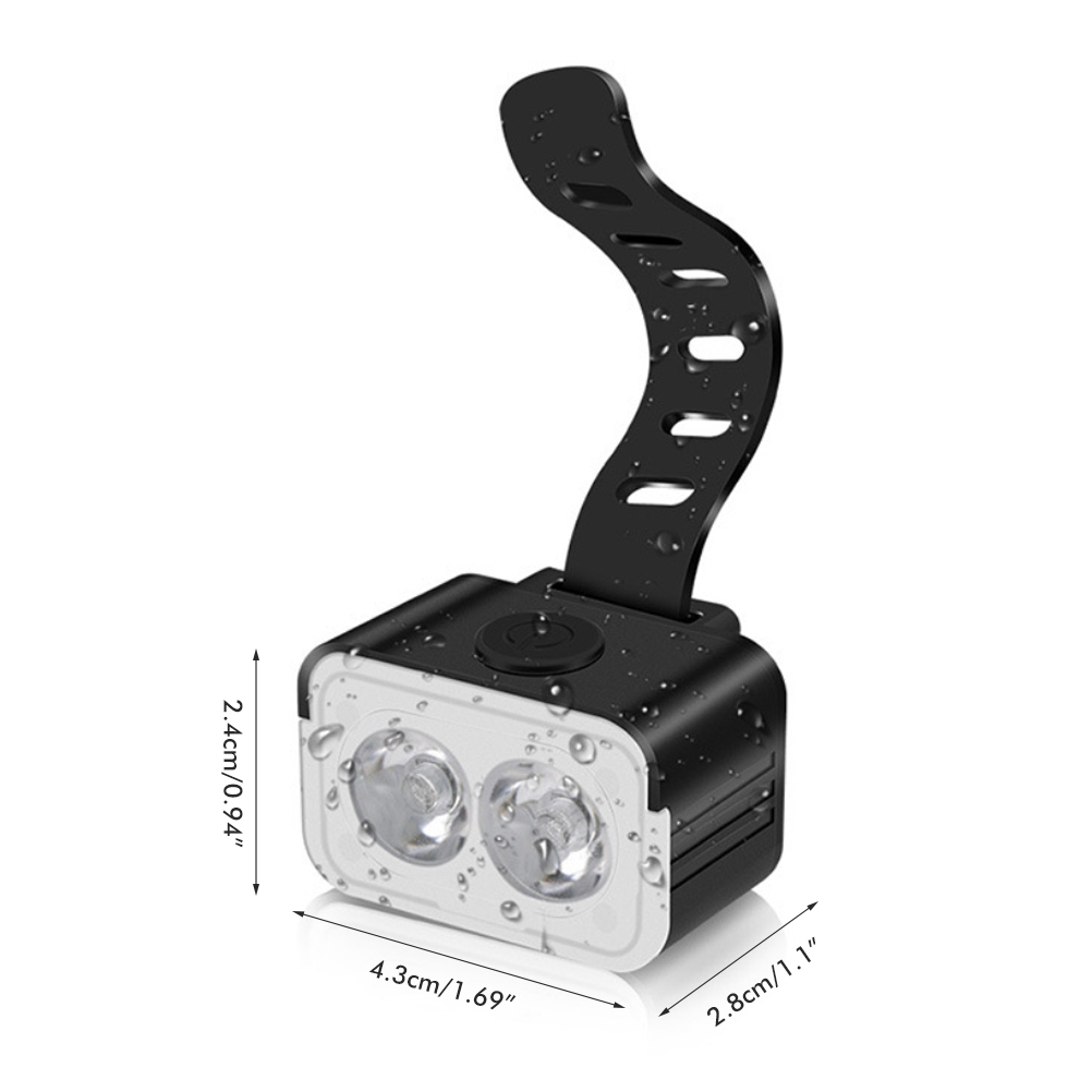 Wiederaufladbares Usb-fahrradbeleuchtungsset, Wasserdicht (ipx6), Vorder- Und Rücklicht, Sicherheitsbeleuchtung Für Mountainbiker Und Radfahrer Im Freien