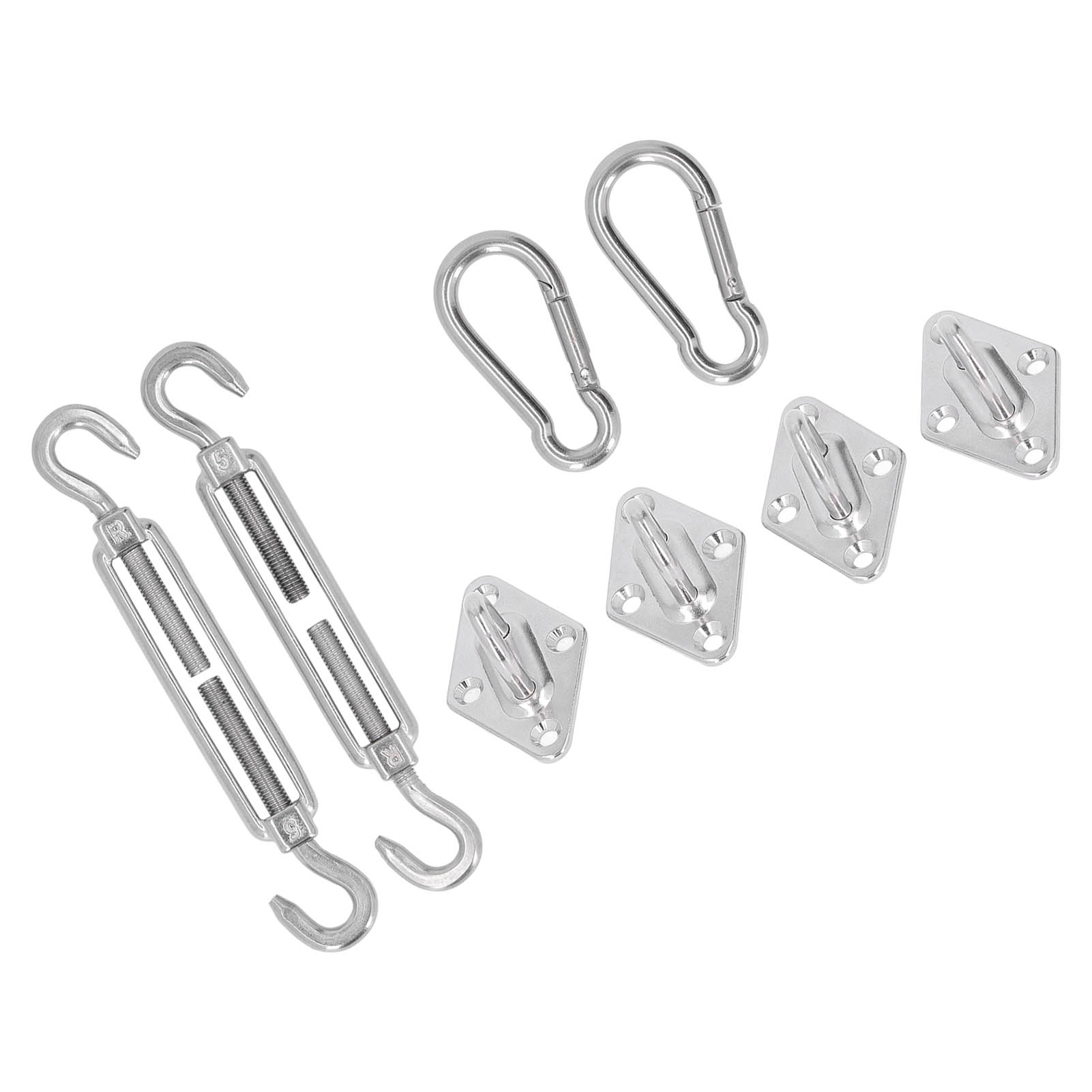 Befestigungsset Für Sonnensegel, Montageset Für Rechteckige Und Quadratische Markisen, 5 Mm
