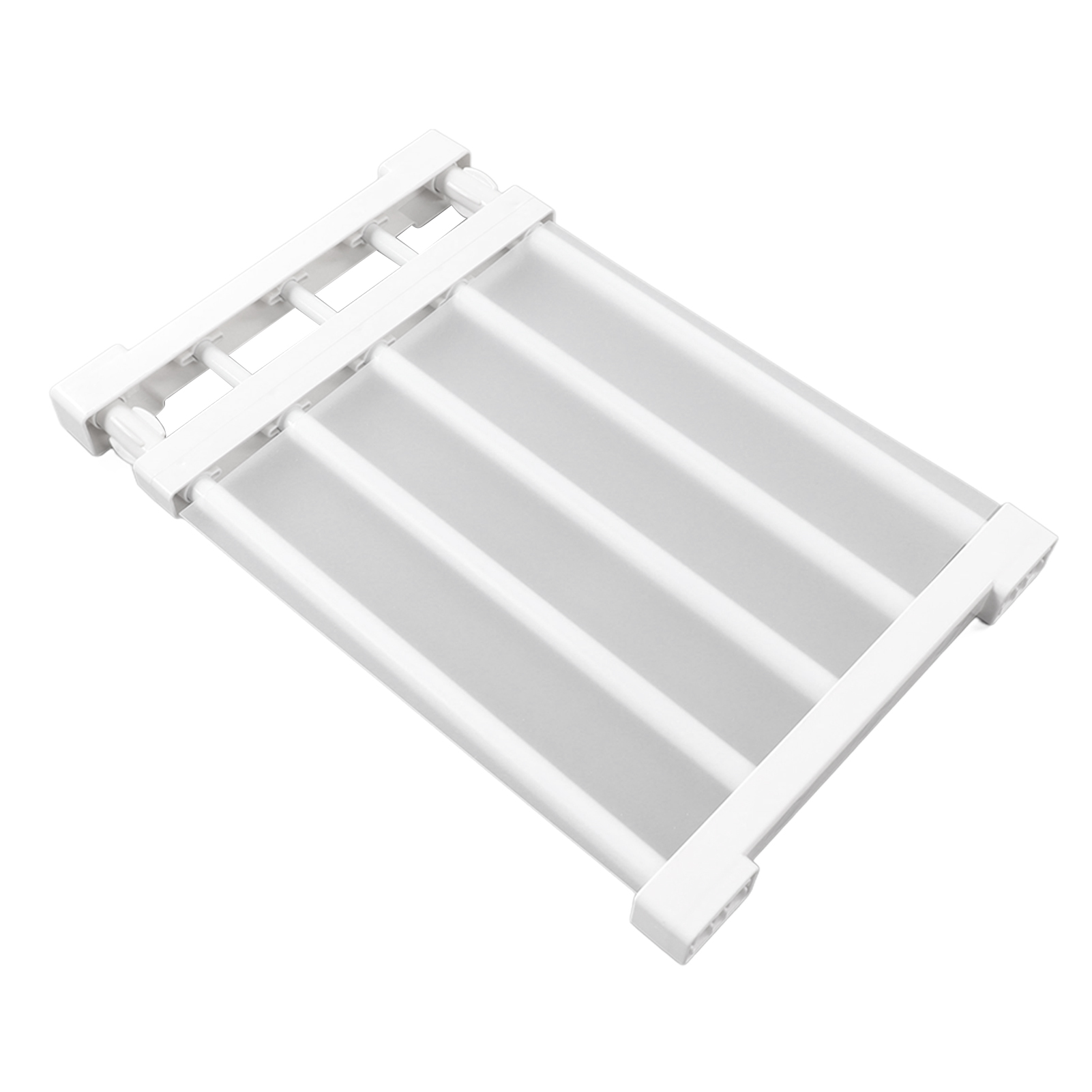 Ausziehbarer, Nagelfreier Kleiderschrank-regalteiler 38-55 Cm, Ankleidezimmeraufbewahrung