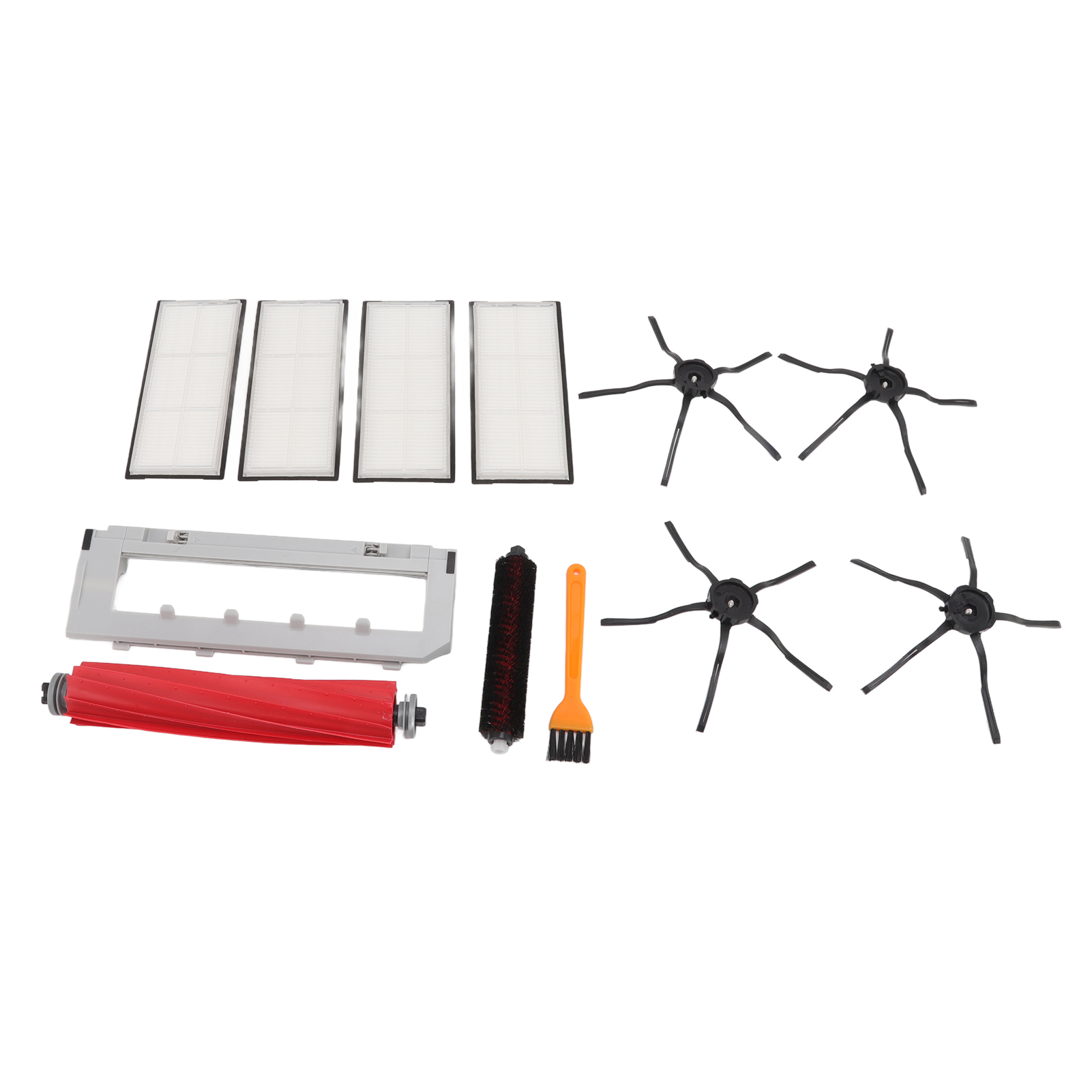 Zubehörset Für Staubsauger, Ersatzteile Für Roborock S7 Maxv, S7 Maxv Plus, S7 Maxv Ultra, Inklusive Gummibürste, Borstenbürste Und Filter.