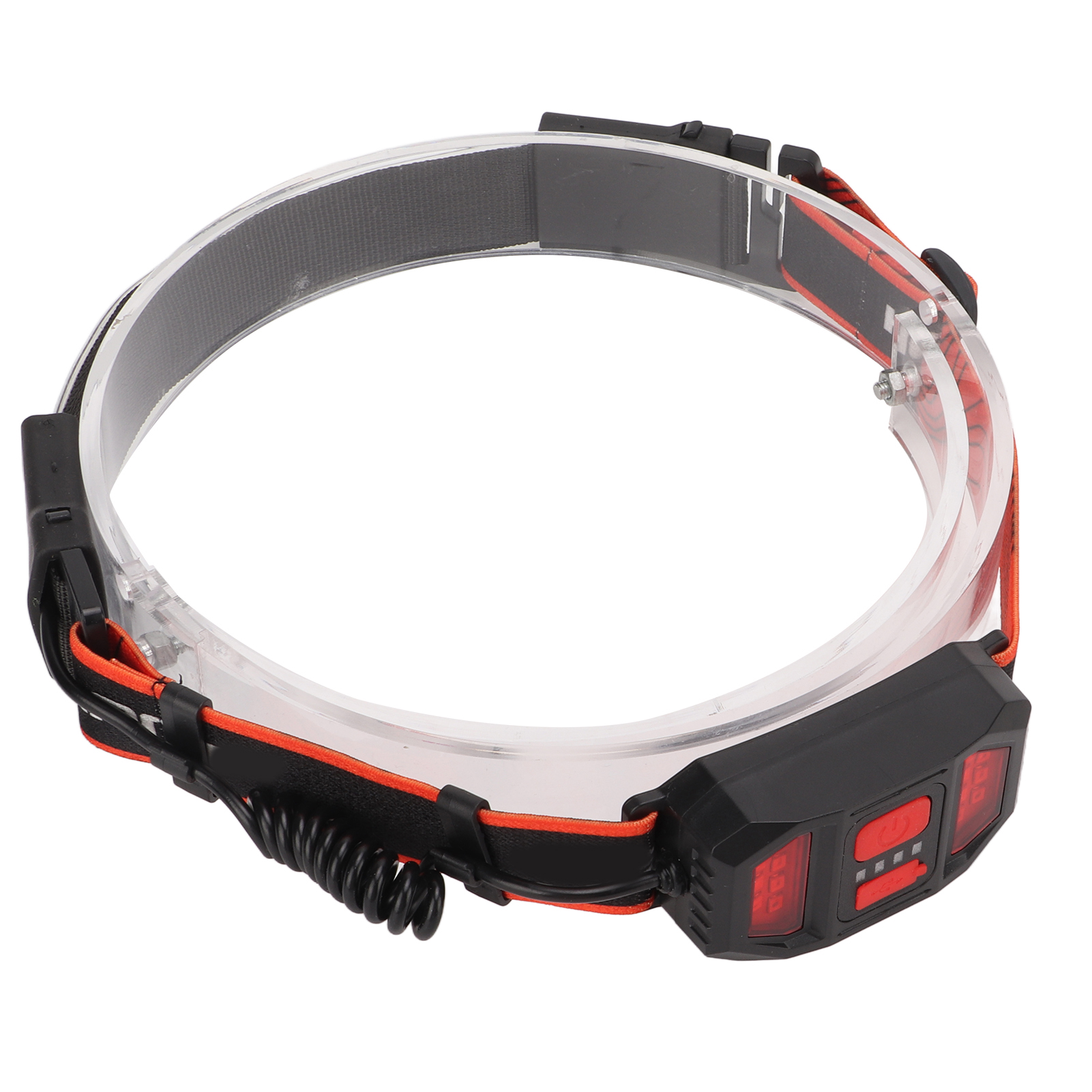 Wiederaufladbare Cob-led-stirnlampe Mit Rotem Rücklicht Für Camping Und Wandern