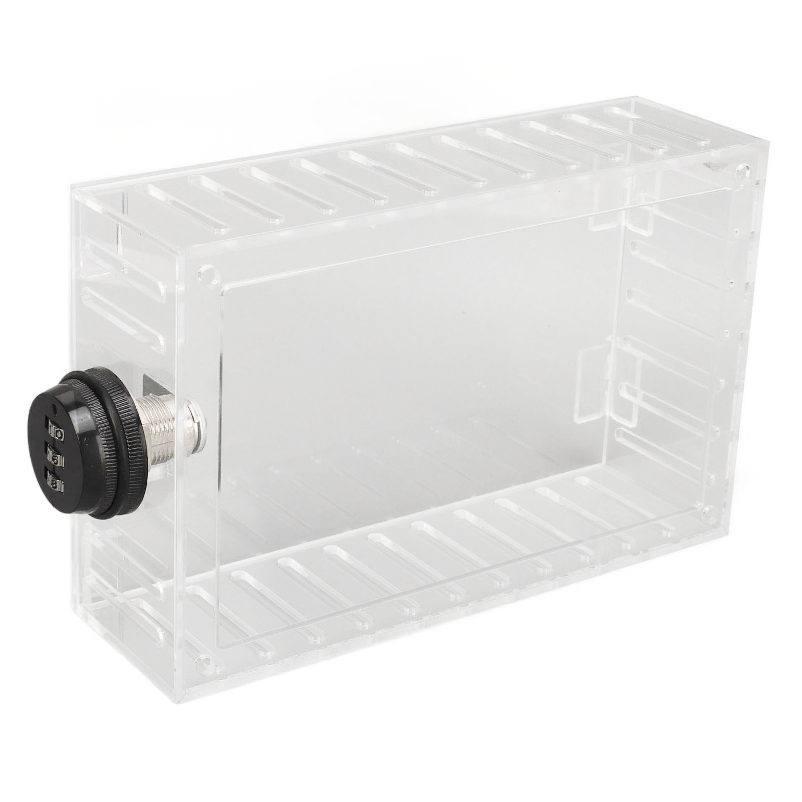 Abschließbarer Kasten Für Universalthermostat, Groß, Transparent, Wandthermostatschutz Mit Zahlenschloss.